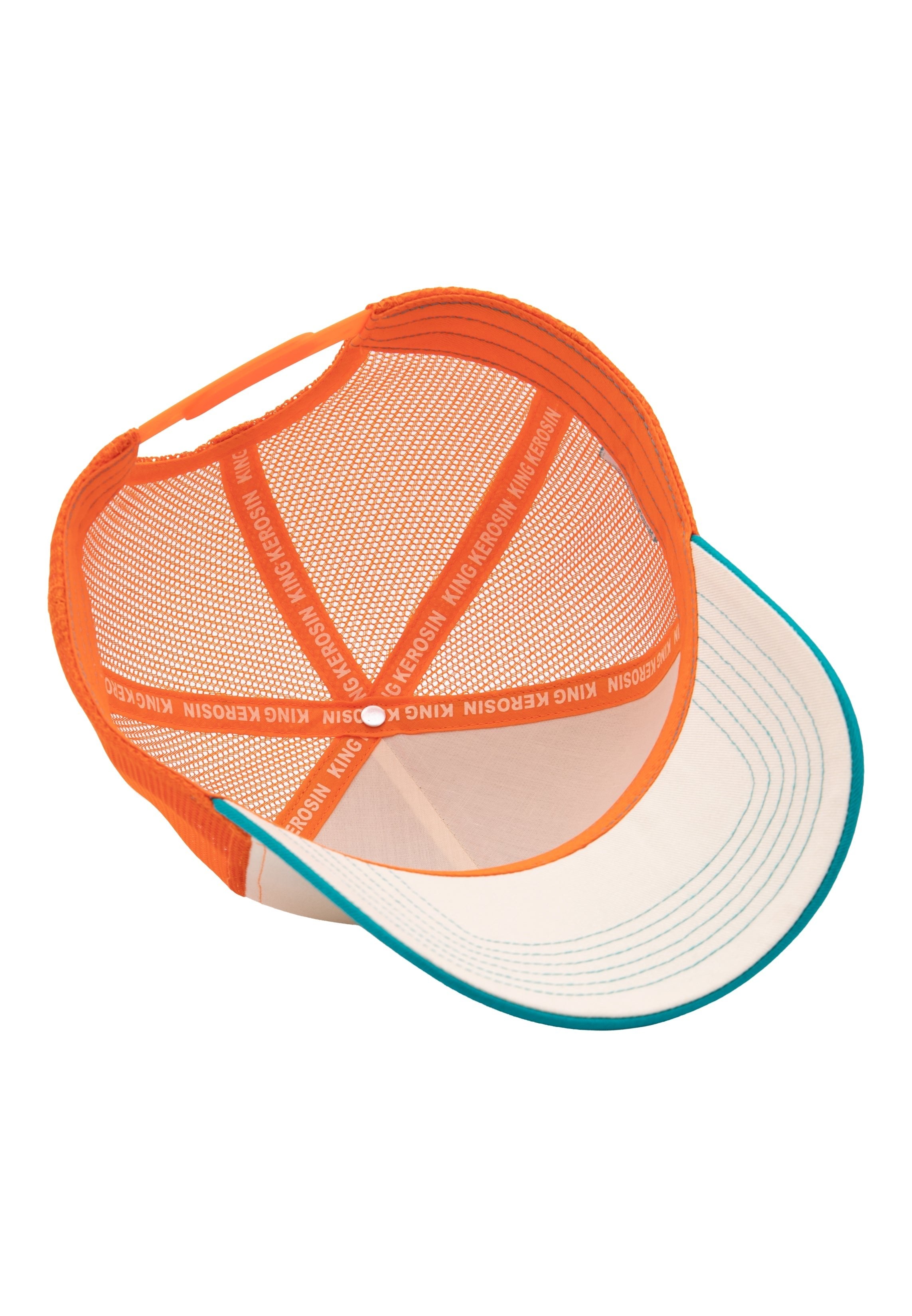 Trucker Cap 'Beach Please' in Mehrfarbig Trucker Cap von King Kerosin