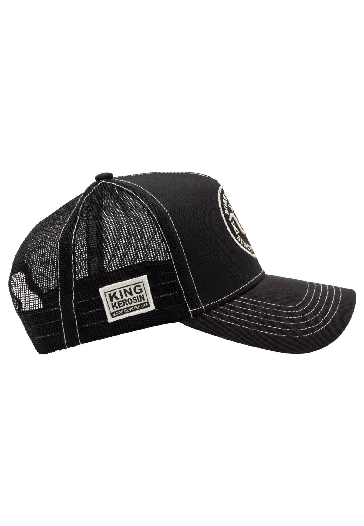 Trucker Cap 'Born to Ride' in Schwarz – Trucker Cap von King Kerosin - Ansicht 10