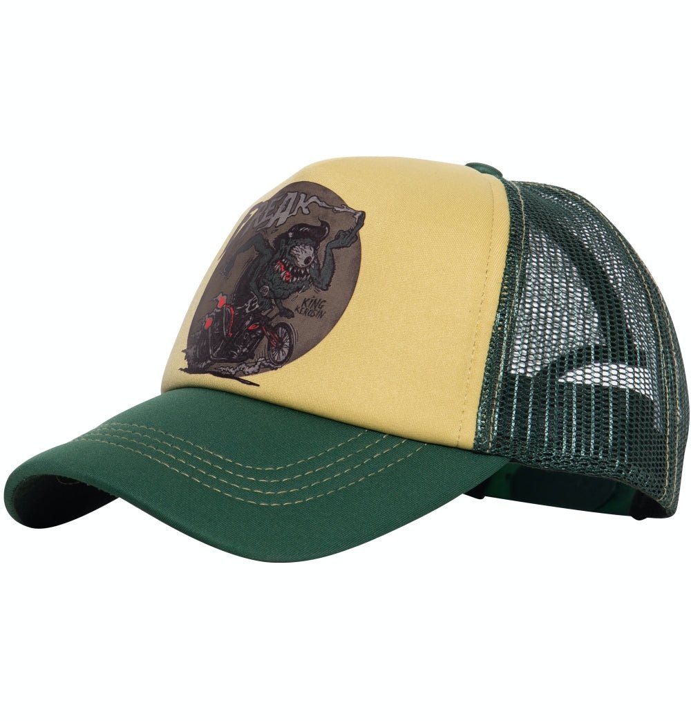 Trucker Cap Classic mit wattierter Front und Motiv - Print «Freak» Trucker Cap von King Kerosin