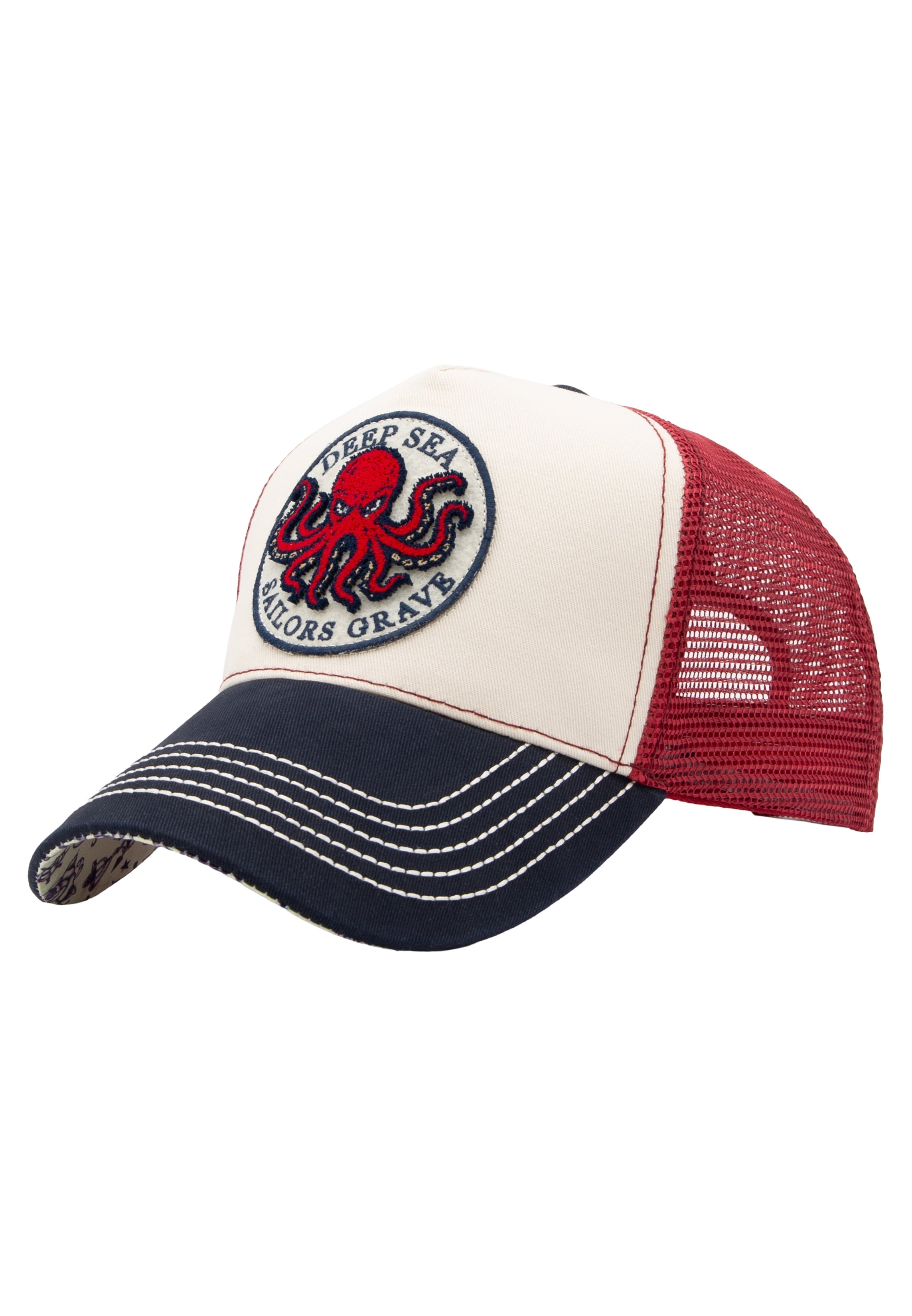 Trucker Cap 'Deep Sea' in Mehrfarbig Trucker Cap von King Kerosin