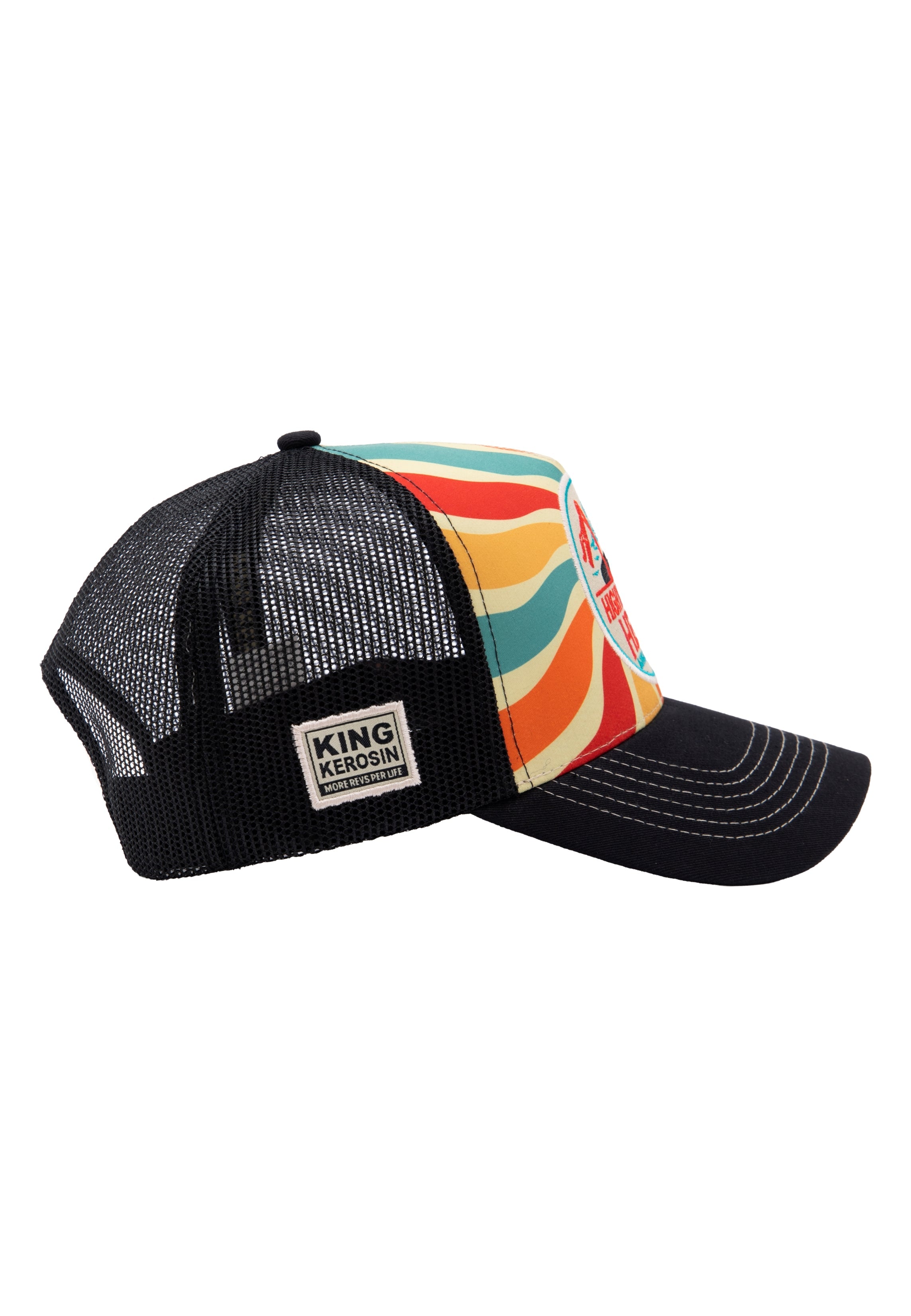 Trucker Cap 'Highway To Hell' in Mehrfarbig Trucker Cap von King Kerosin