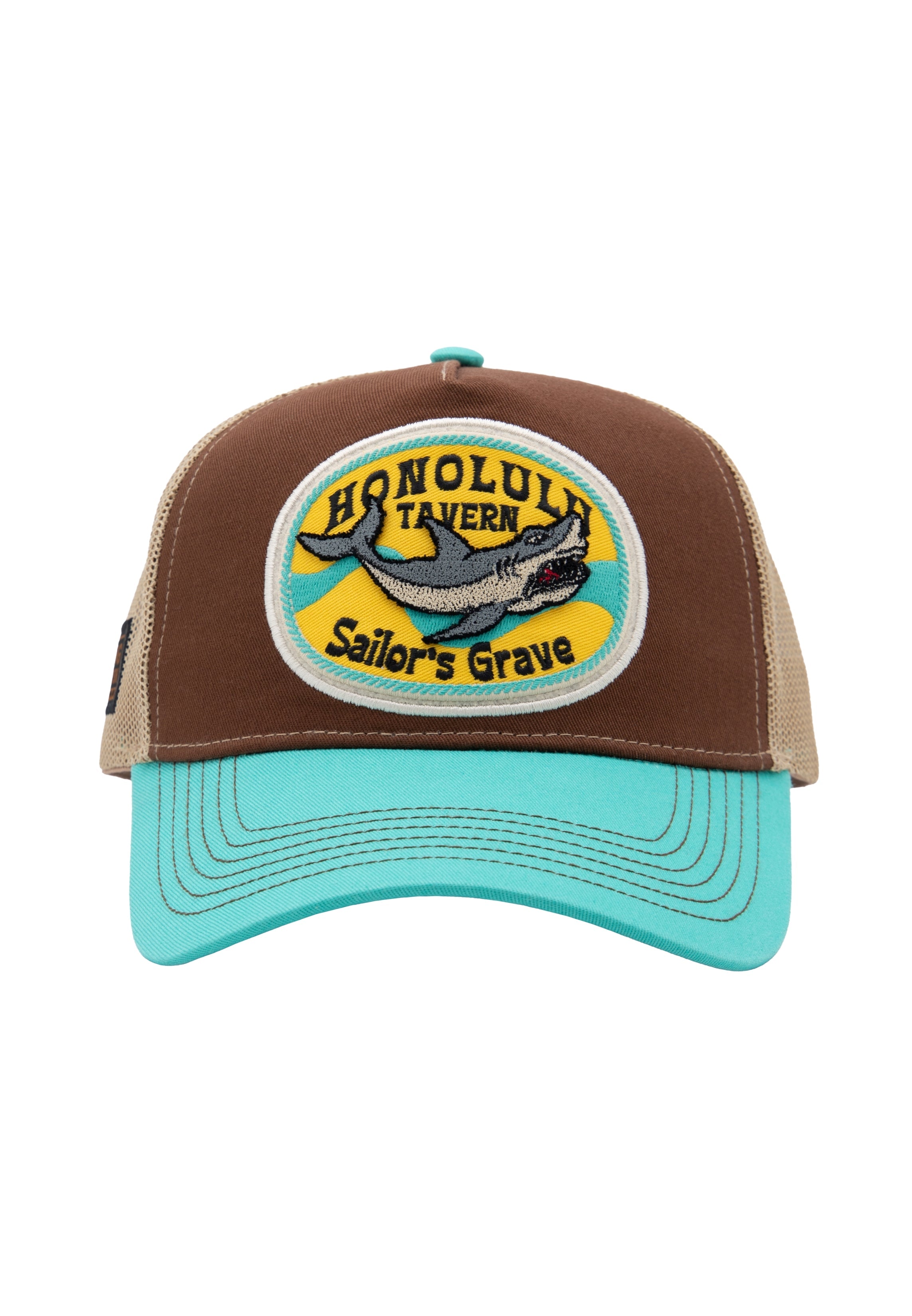 Trucker Cap 'Honolulu Tavern' in Braun Trucker Cap von King Kerosin