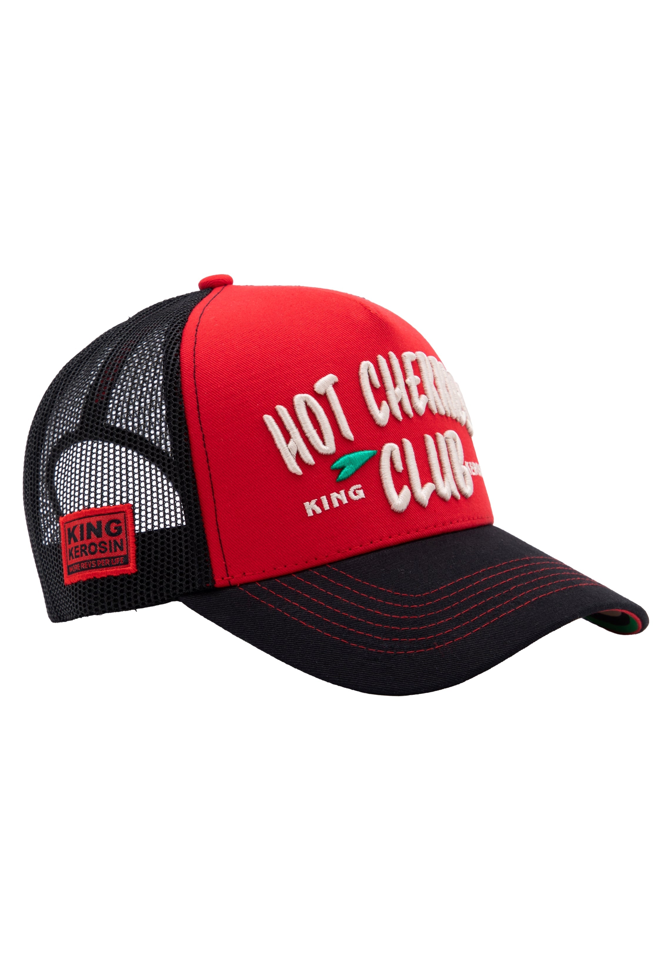 Trucker Cap 'Hot Cherries Club' in Rot Trucker Cap von King Kerosin