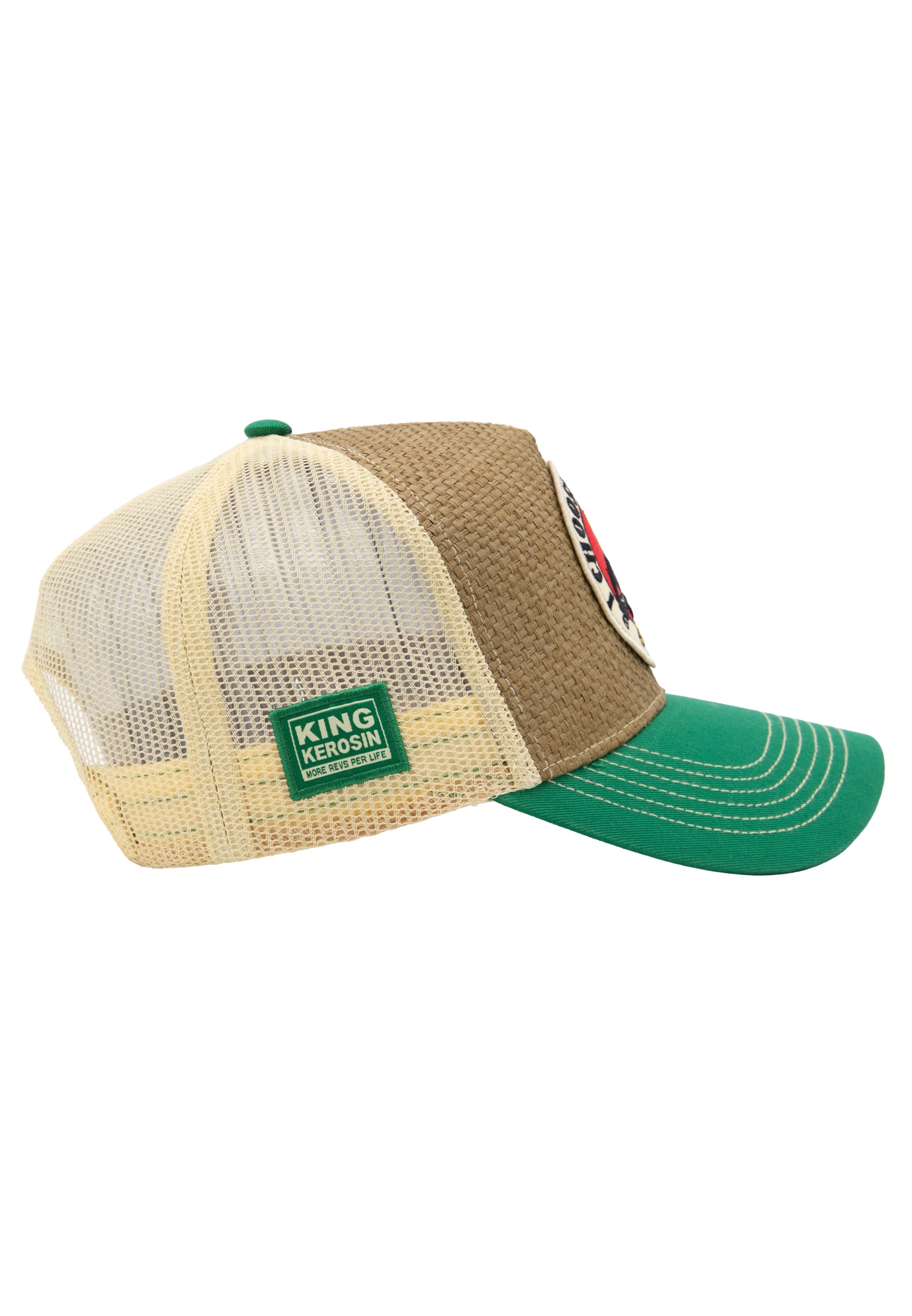 Trucker Cap 'I Choose Violence' in Braun Trucker Cap von King Kerosin