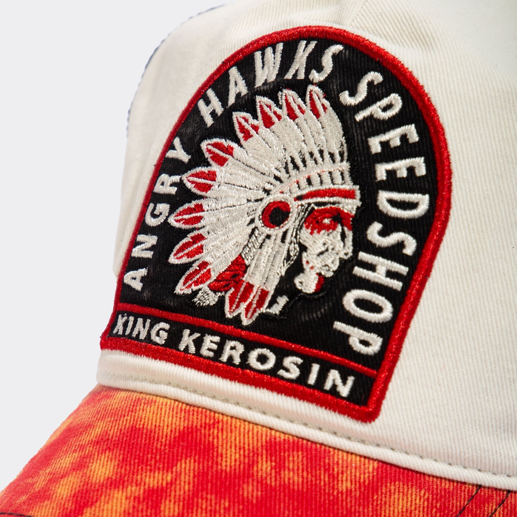 Trucker Cap im Used - Look «Angry Hawks Speedshop» Trucker Cap von King Kerosin