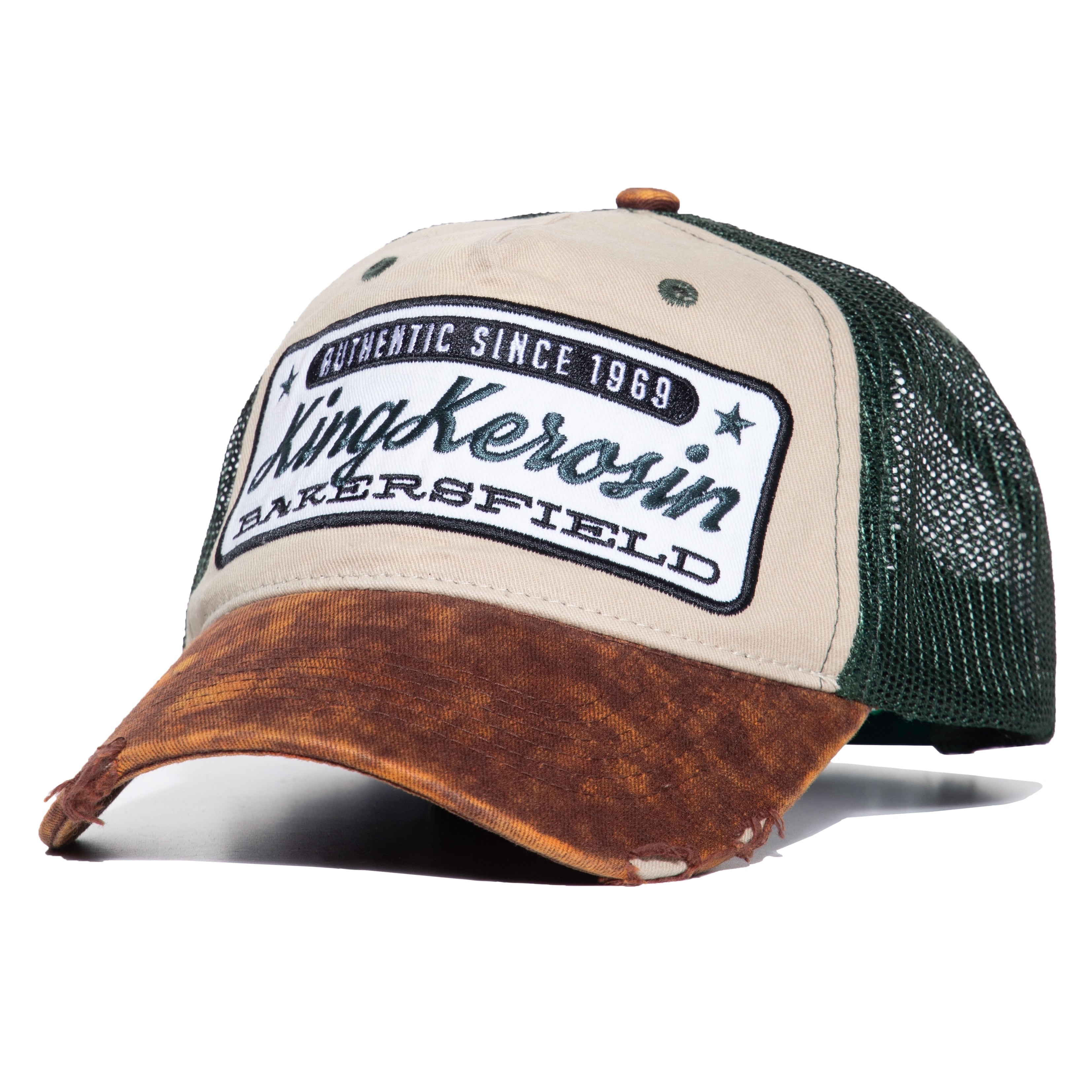King Kerosin - Trucker Cap im Used Look «Bakersfield»