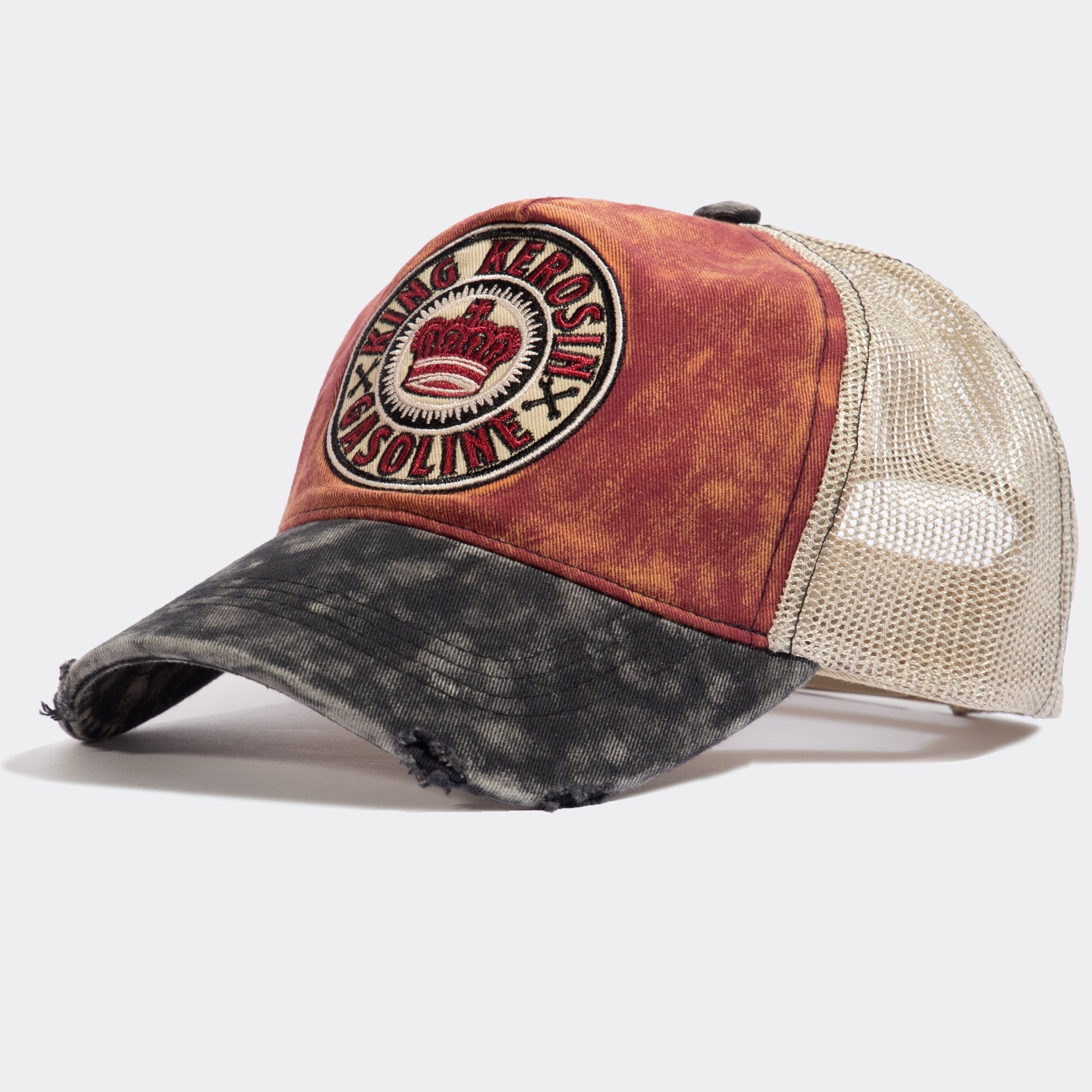 Trucker Cap im Used - Look «Gasoline» Trucker Cap von King Kerosin