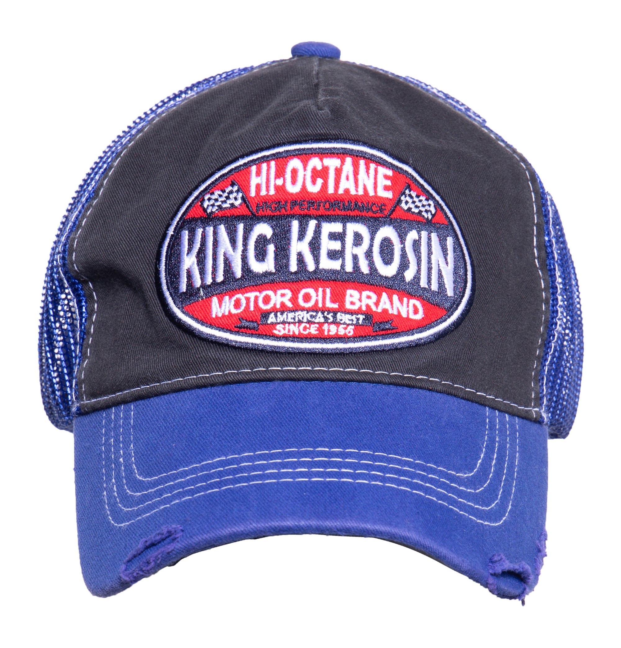 Trucker Cap im Used - Look «Hi - Octane» Trucker Cap von King Kerosin