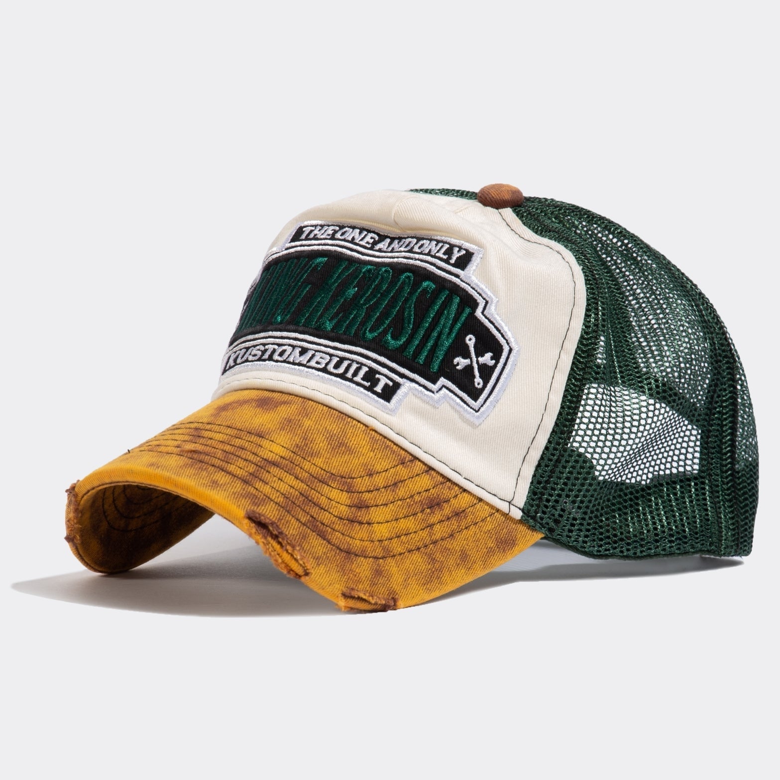 Trucker Cap im Used - Look «Kustombuilt» Trucker Cap von King Kerosin