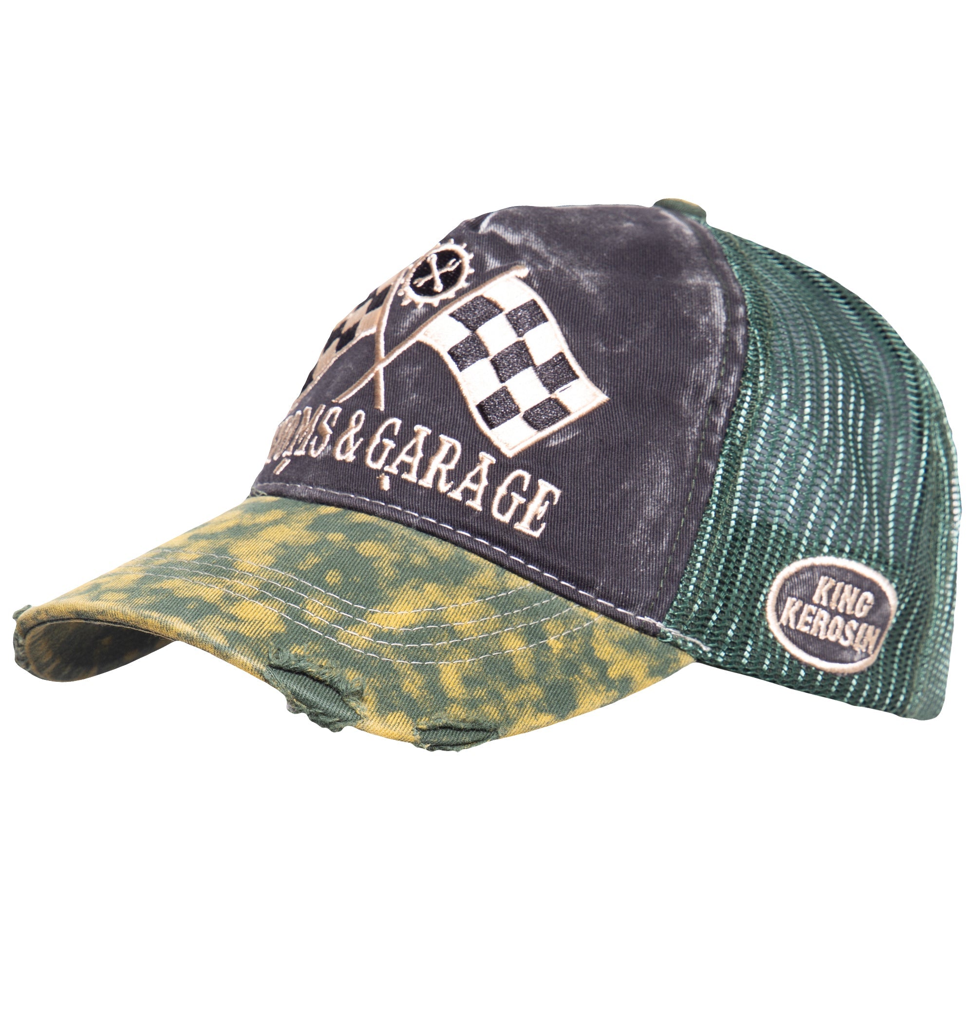 Trucker Cap im Used - Look «Kustoms & Garage» Trucker Cap von King Kerosin