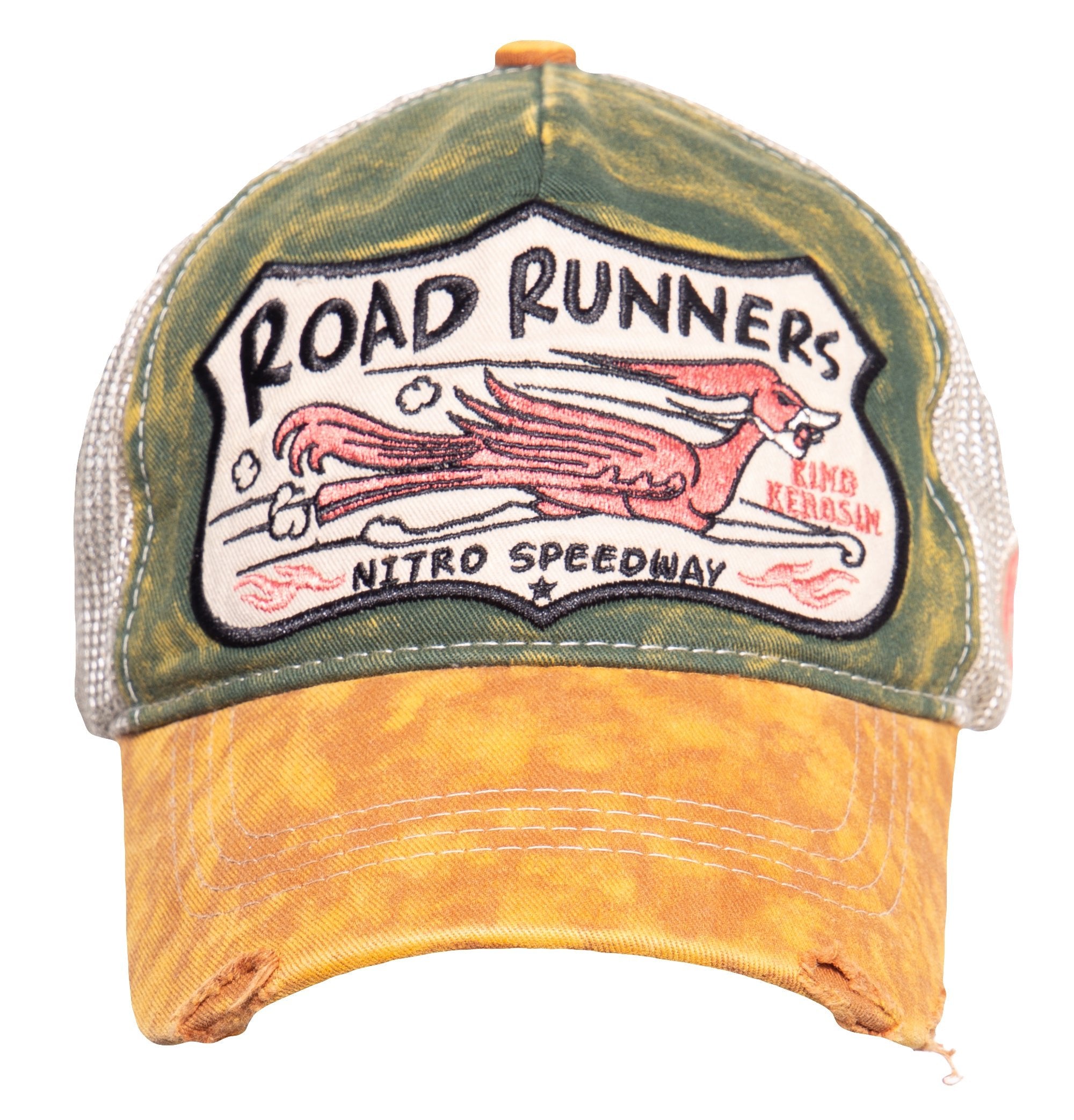 Trucker Cap im Used - Look «Road Runners» Trucker Cap von King Kerosin