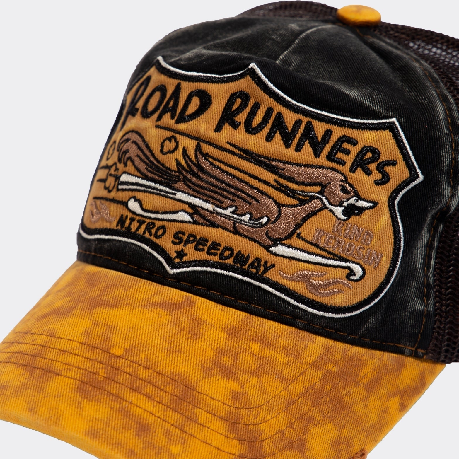 Trucker Cap im Used - Look «Road Runners» Trucker Cap von King Kerosin