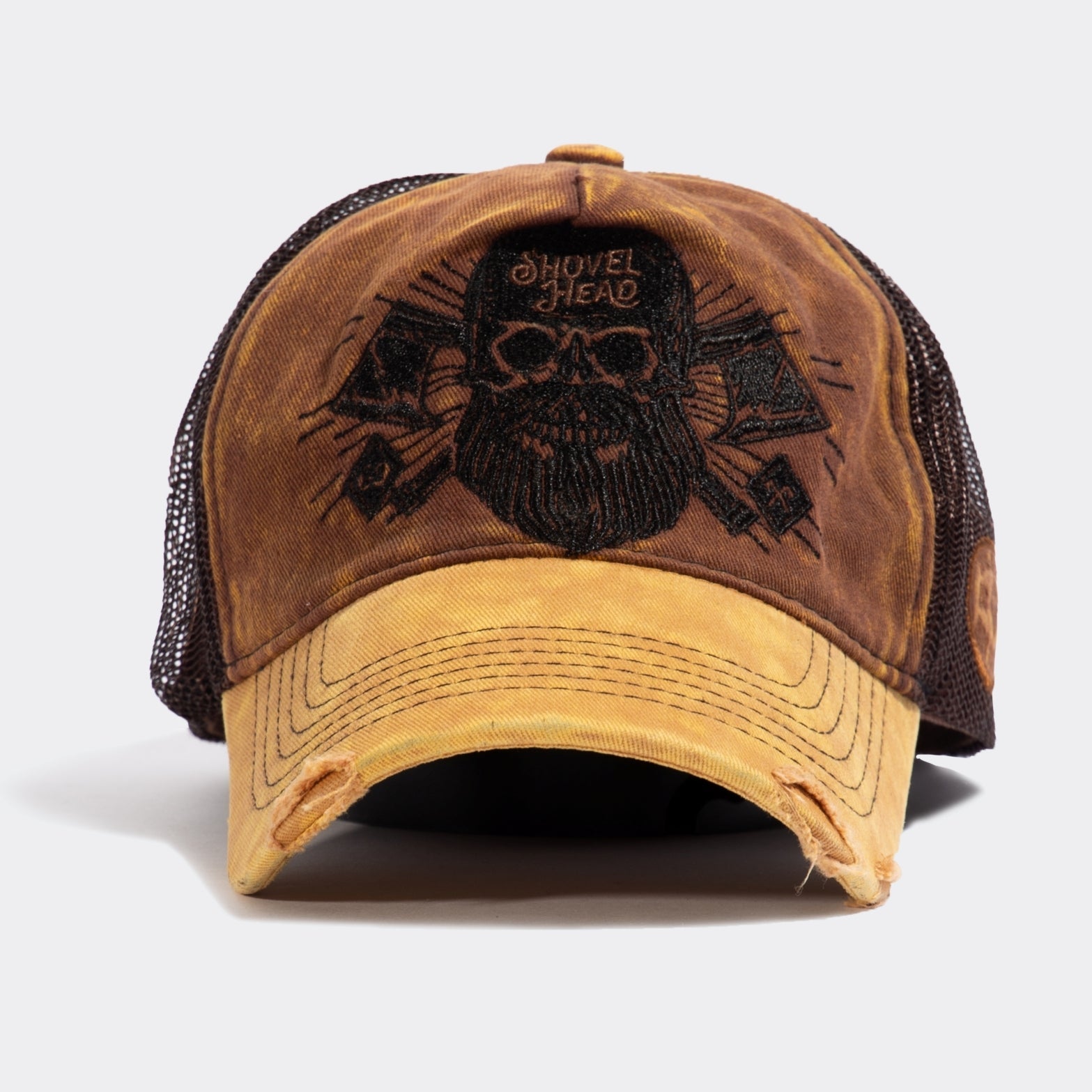 Trucker Cap im Used - Look «Shovel Head» Trucker Cap von King Kerosin