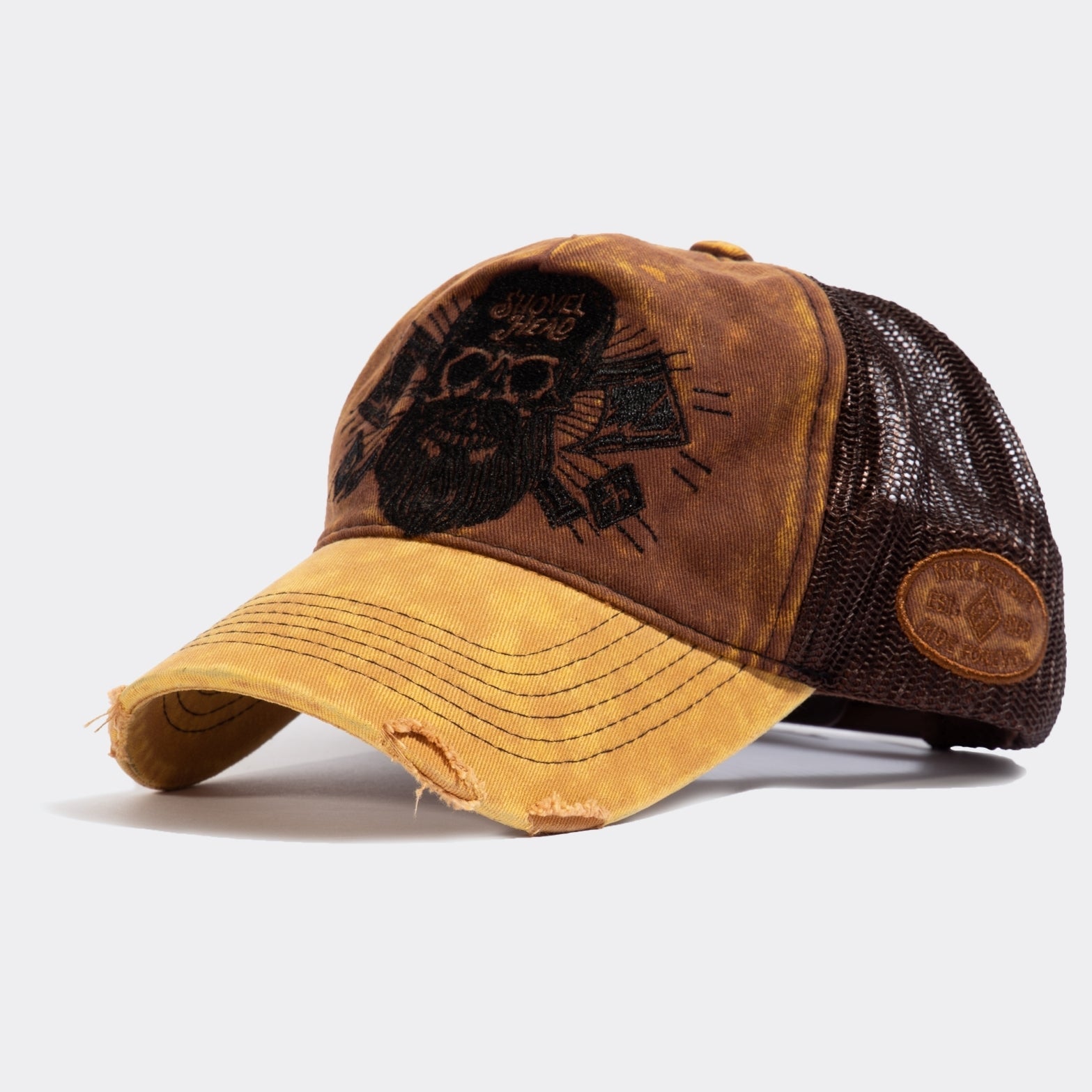 Trucker Cap im Used - Look «Shovel Head» Trucker Cap von King Kerosin