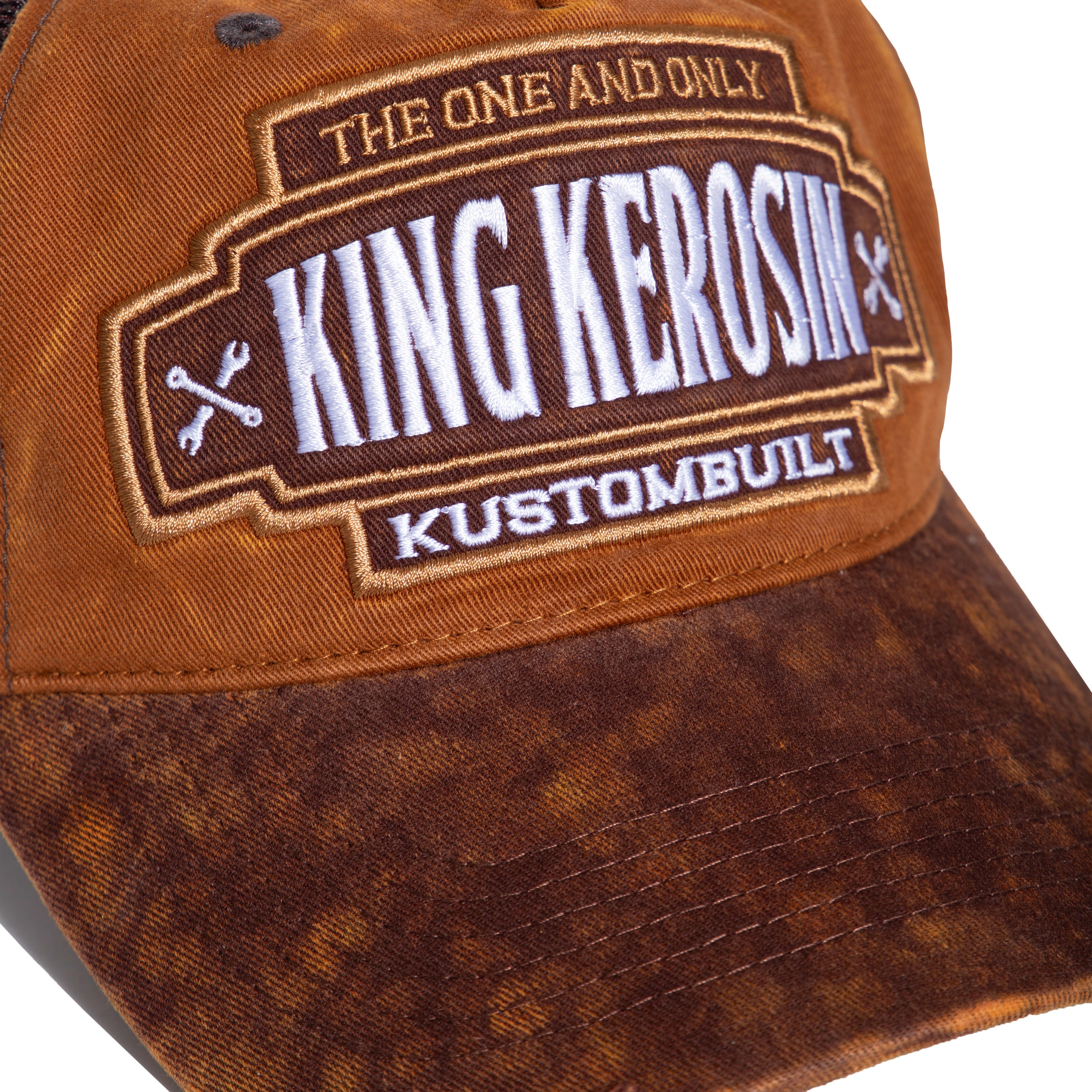 King Kerosin - Trucker Cap im Vintage - Style «Kustombuilt»