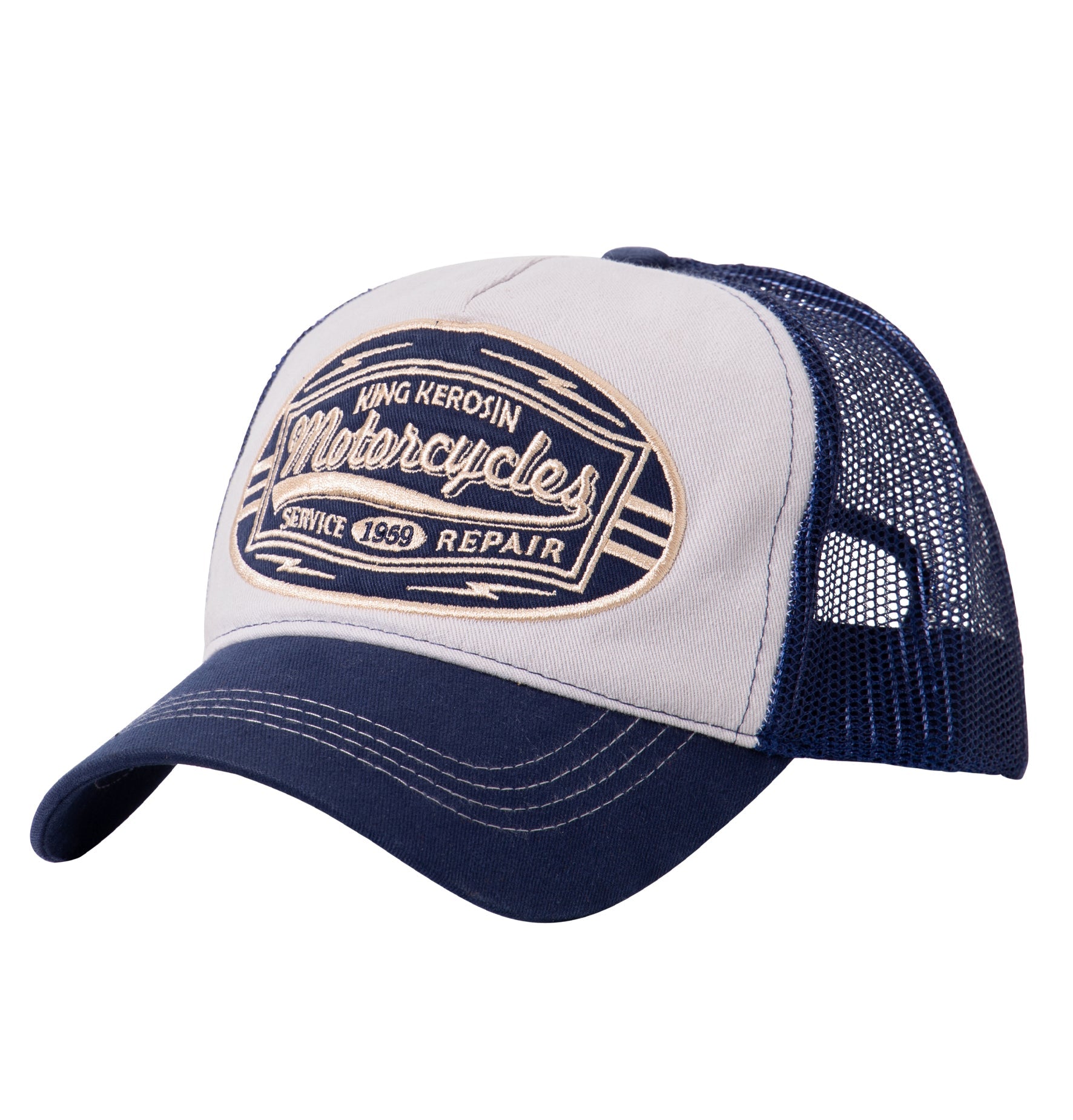 Trucker Cap in Two - Tone Optik «Motorcycles» Trucker Cap von King Kerosin