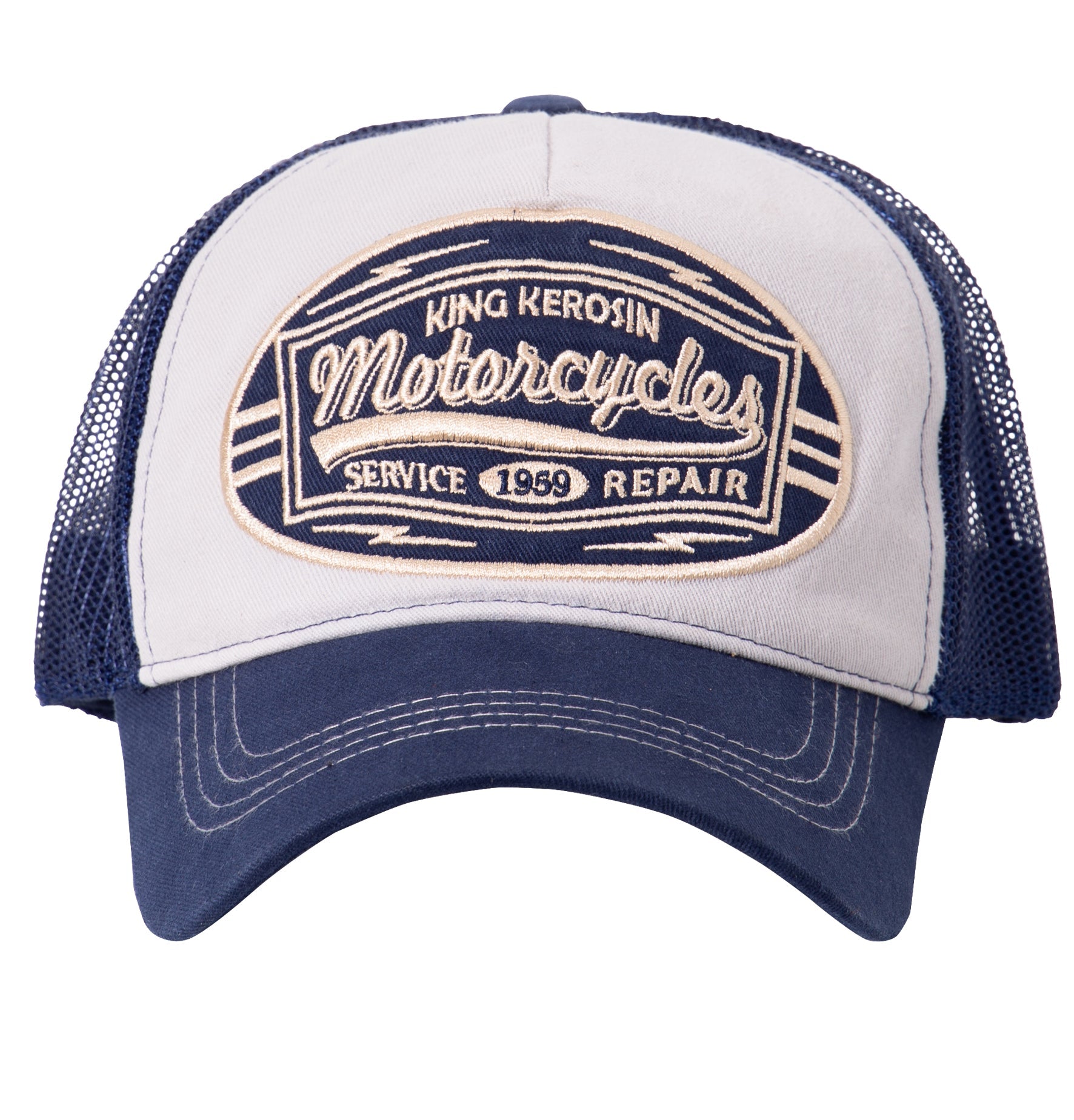 Trucker Cap in Two - Tone Optik «Motorcycles» Trucker Cap von King Kerosin