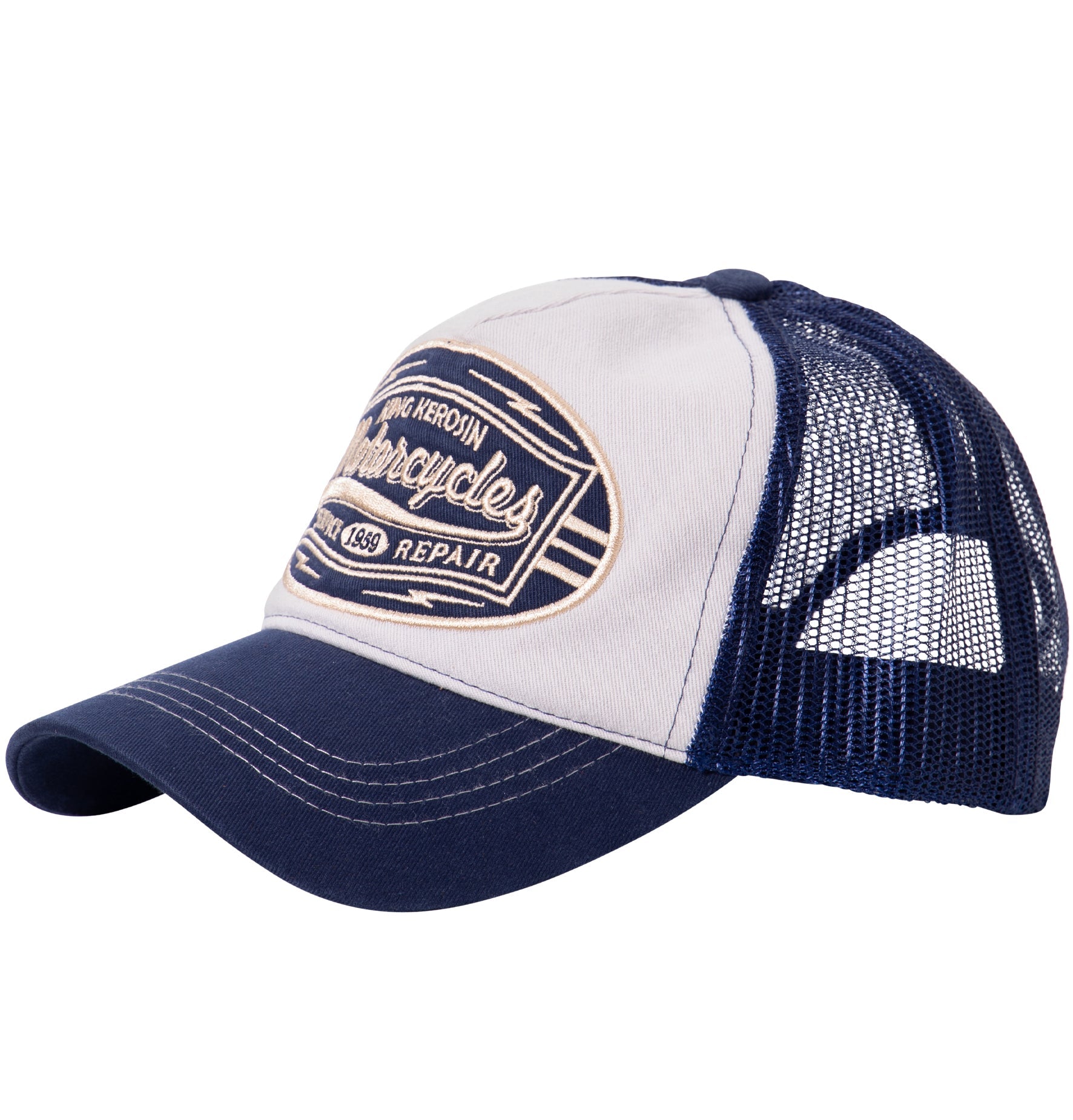 Trucker Cap in Two - Tone Optik «Motorcycles» Trucker Cap von King Kerosin