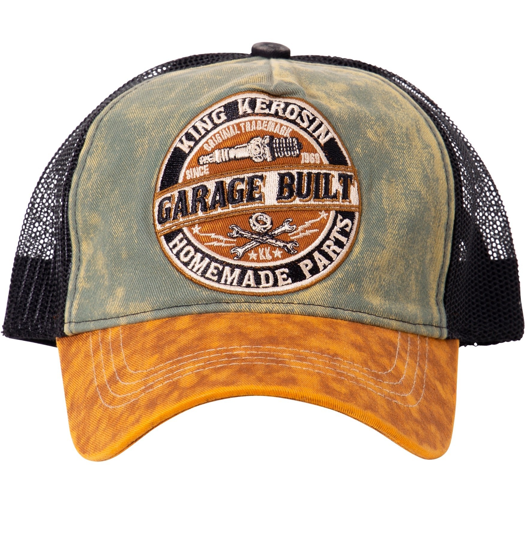 Trucker Cap in Used Optik «Garage Built» Trucker Cap von King Kerosin