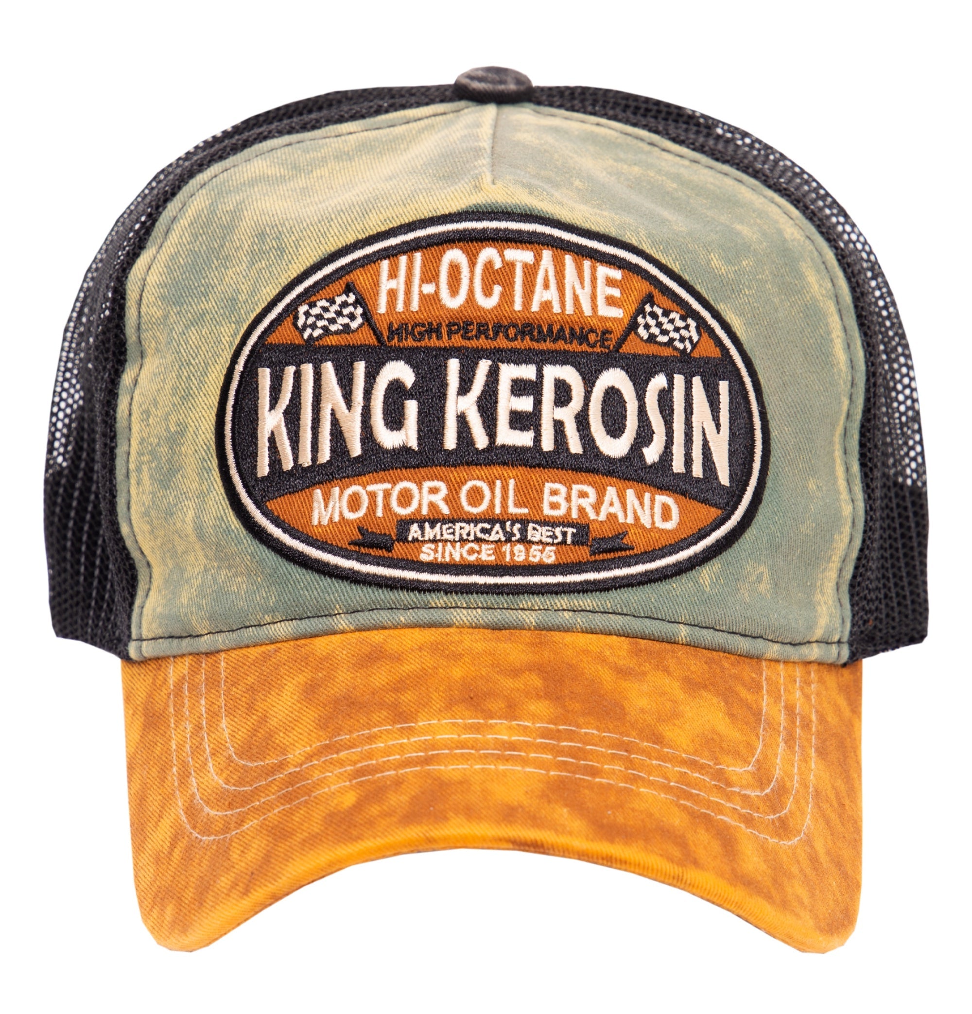 Trucker Cap in Used - Optik «HI - OCTANE» Trucker Cap von King Kerosin