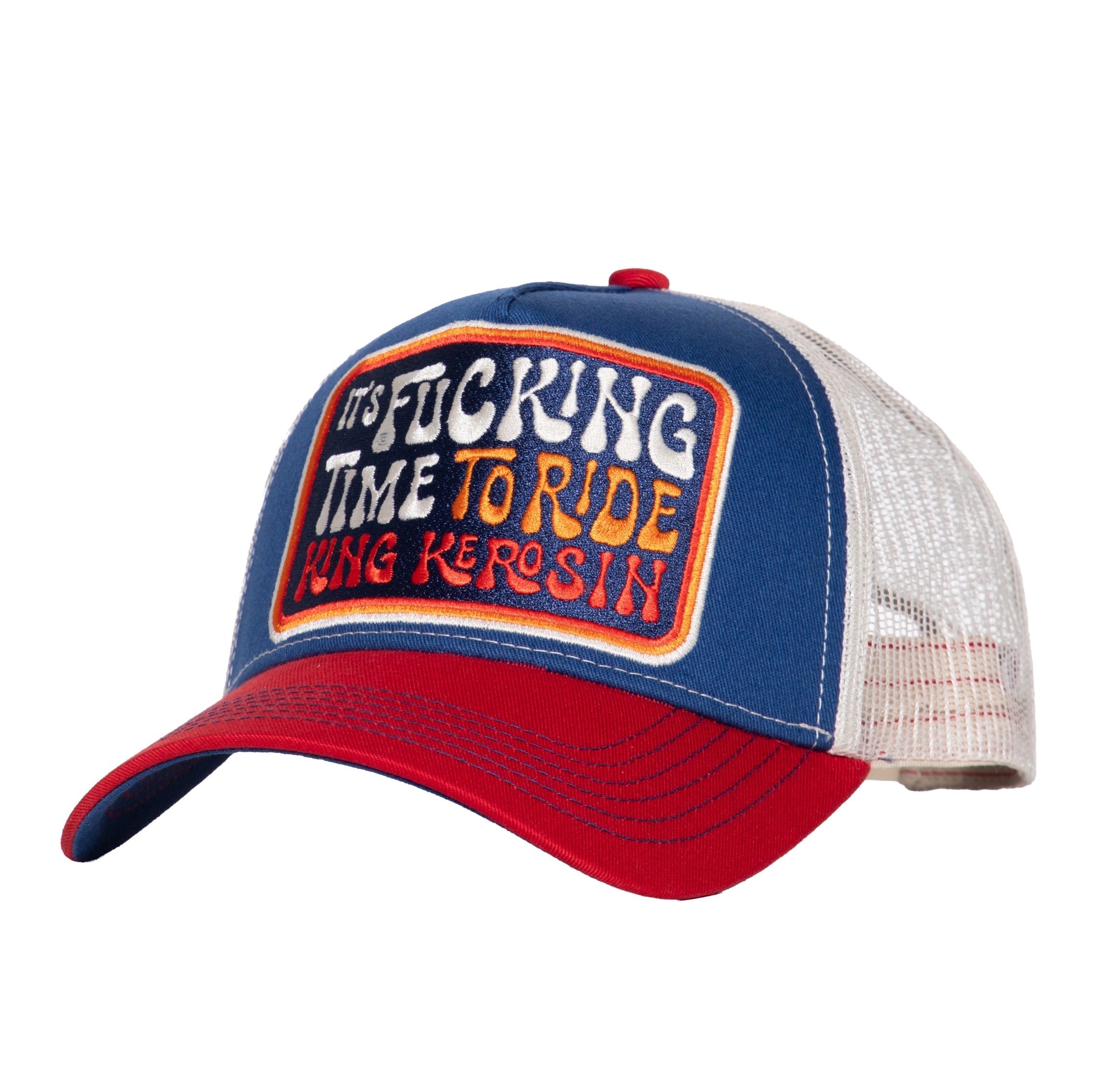 King Kerosin - Trucker Cap «It's Fucking Time To Ride»