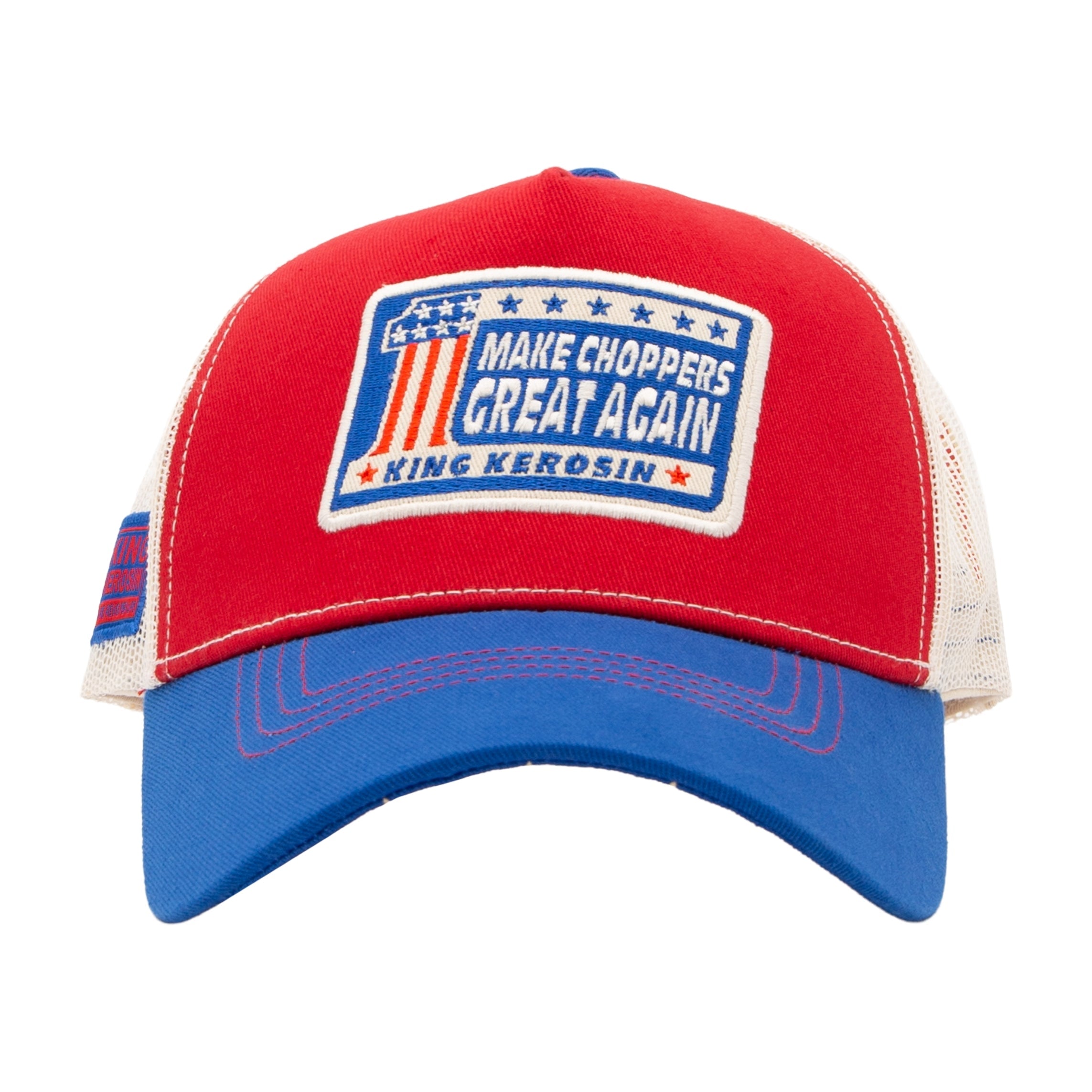 Trucker Cap 'Make Choppers Great Again' in Rot Trucker Cap von King Kerosin