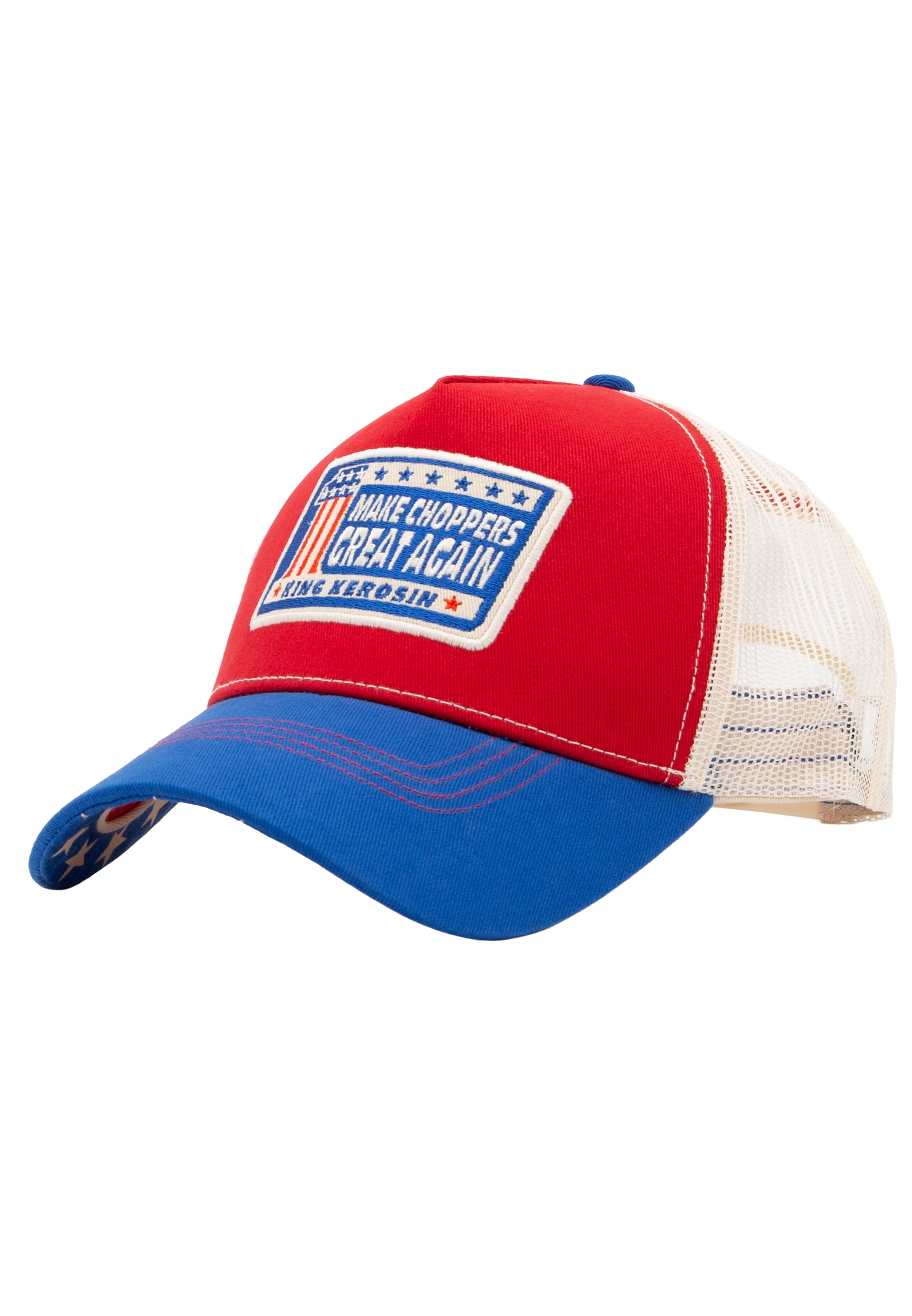 Trucker Cap 'Make Choppers Great Again' in Rot Trucker Cap von King Kerosin