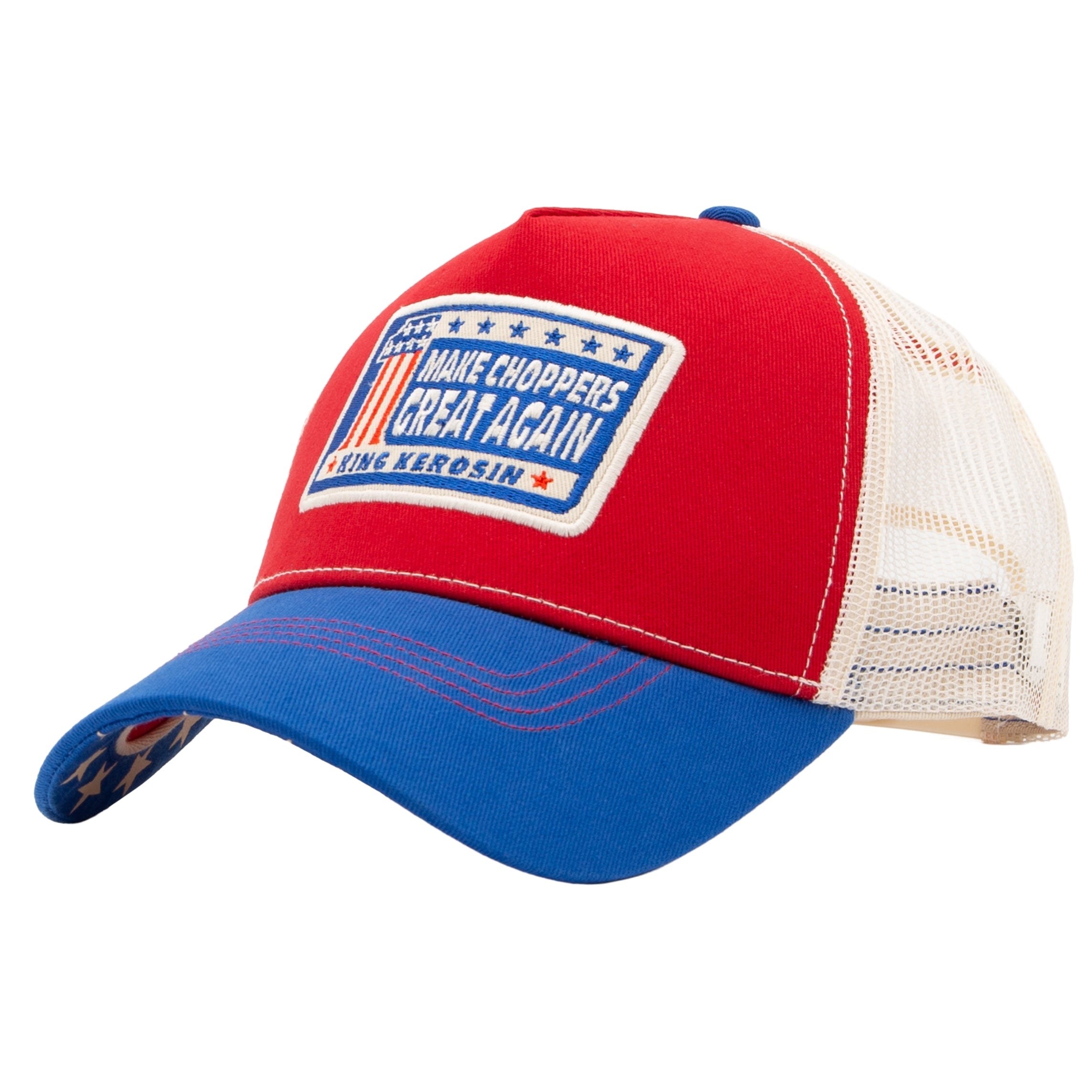 Trucker Cap 'Make Choppers Great Again' in Rot Trucker Cap von King Kerosin
