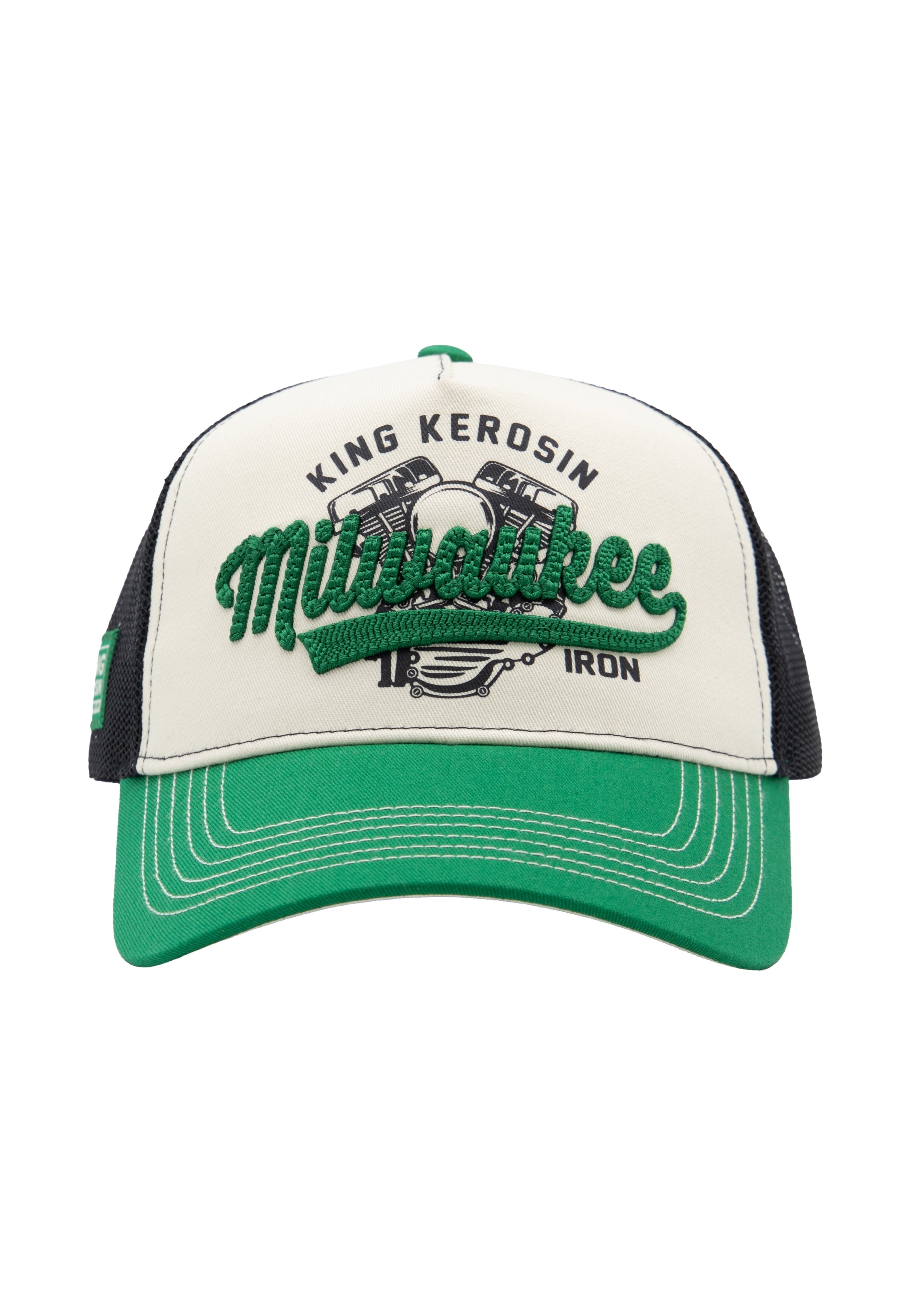 Trucker Cap 'Milwaukee' in Grün Trucker Cap von King Kerosin