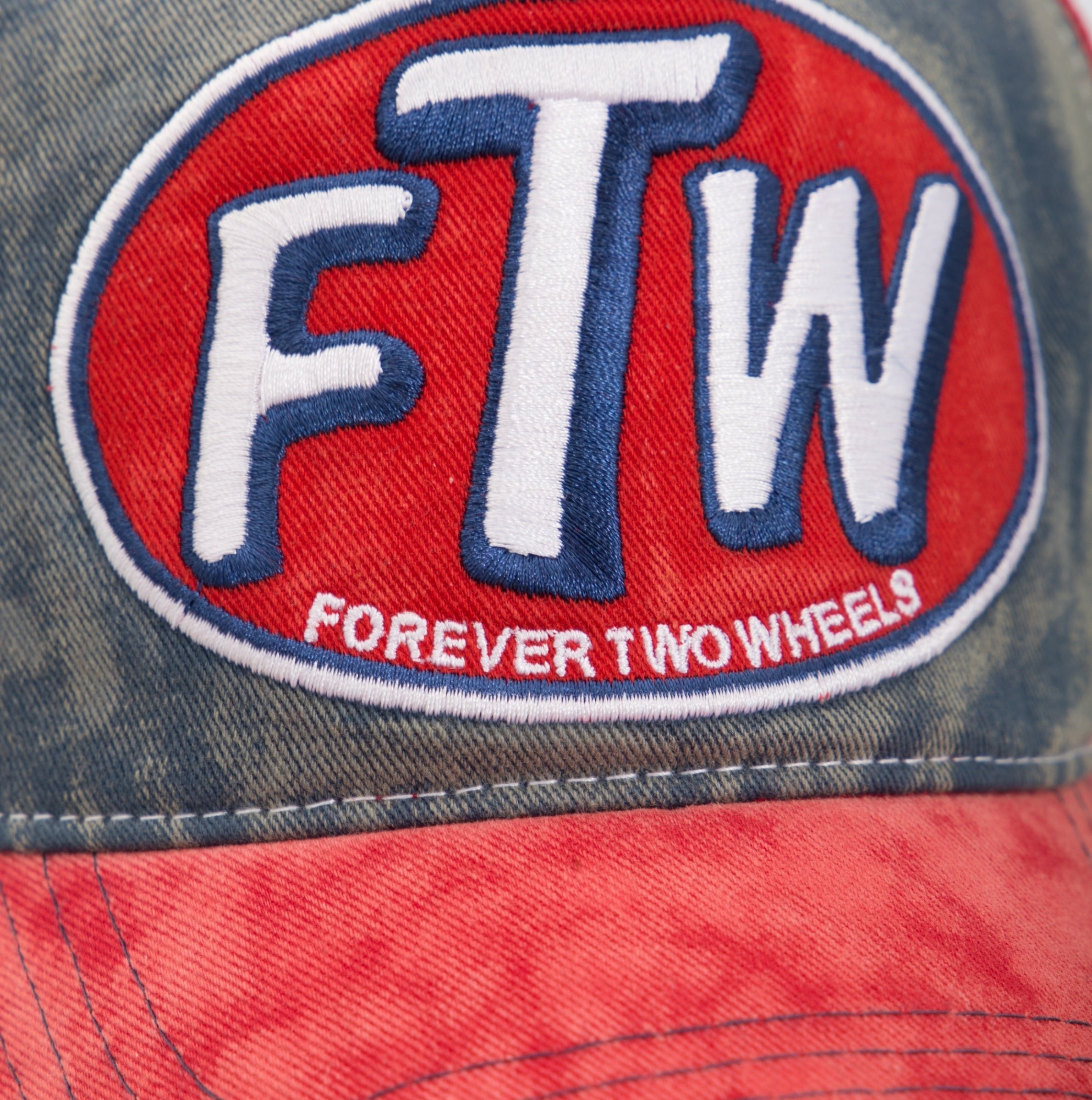 Trucker Cap mit Denim Einsatz im Used Look «FTW» Trucker Cap von King Kerosin