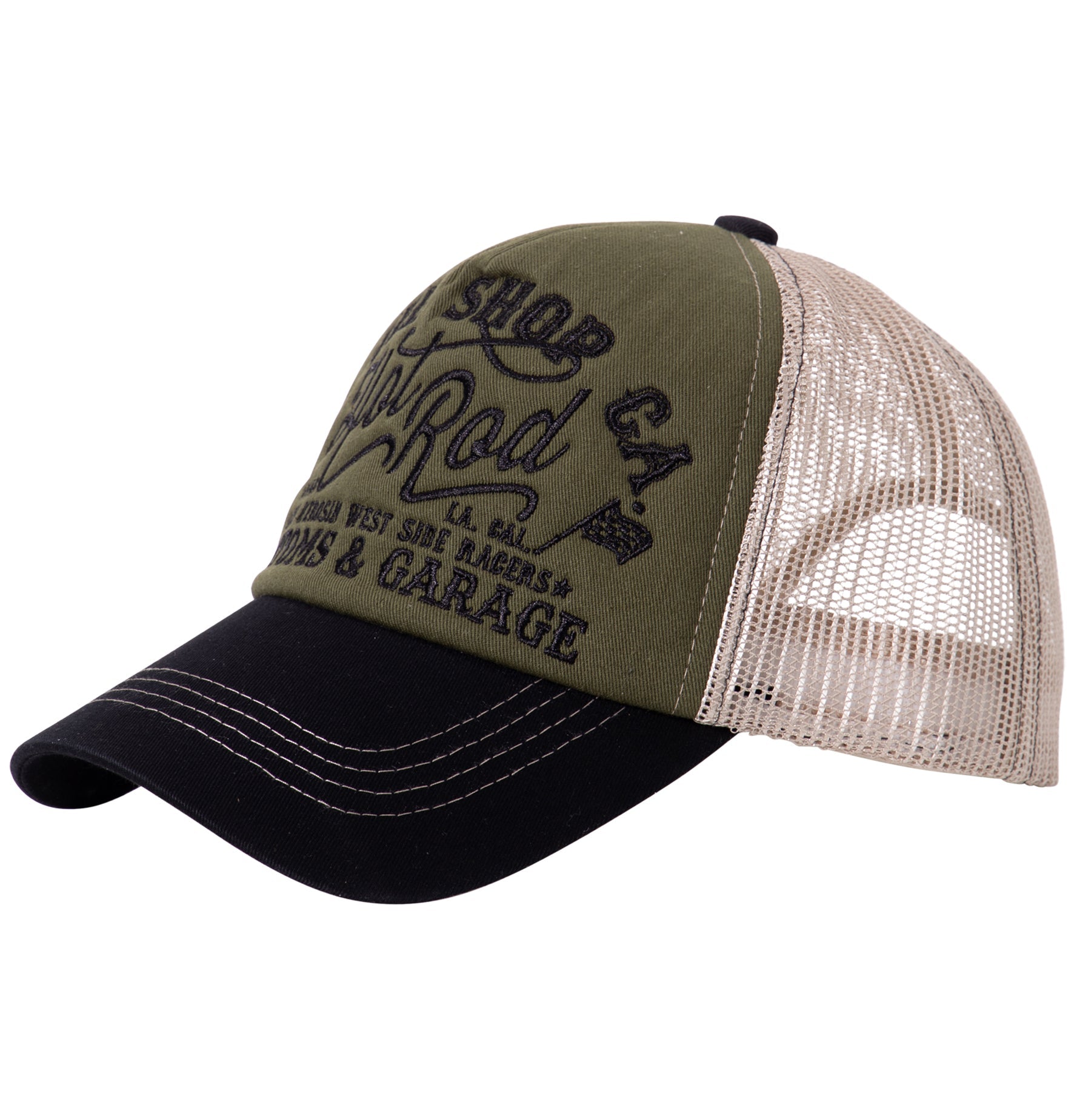 Trucker Cap mit Front - Stickerei «Hot Rod» Trucker Cap von King Kerosin