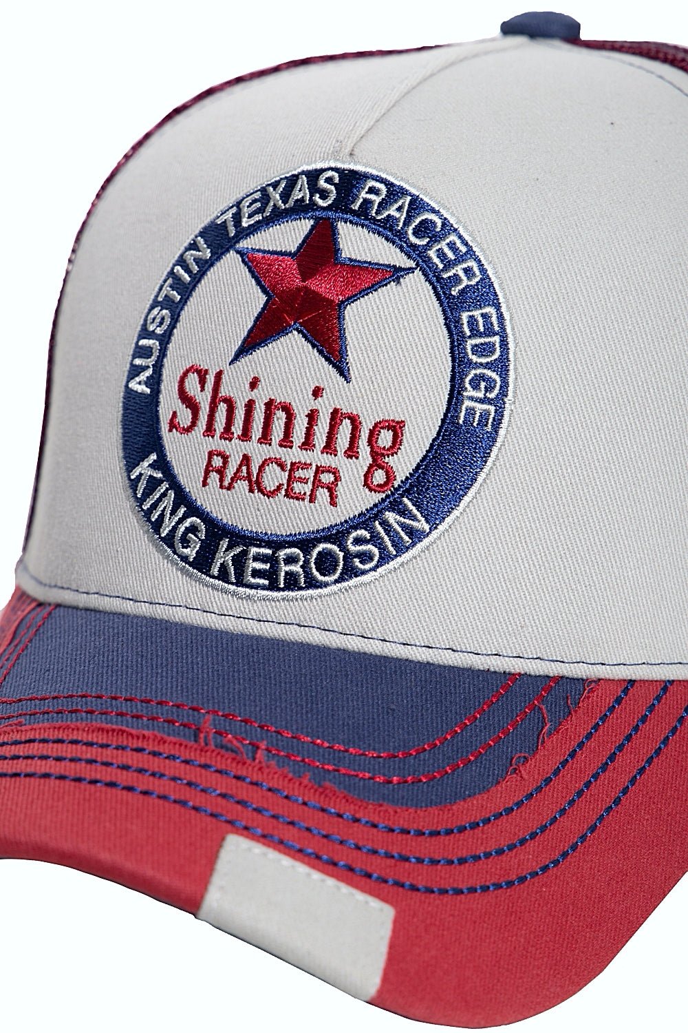 Trucker Cap mit kontrastierender Stickerei «Shining» Trucker Cap von King Kerosin