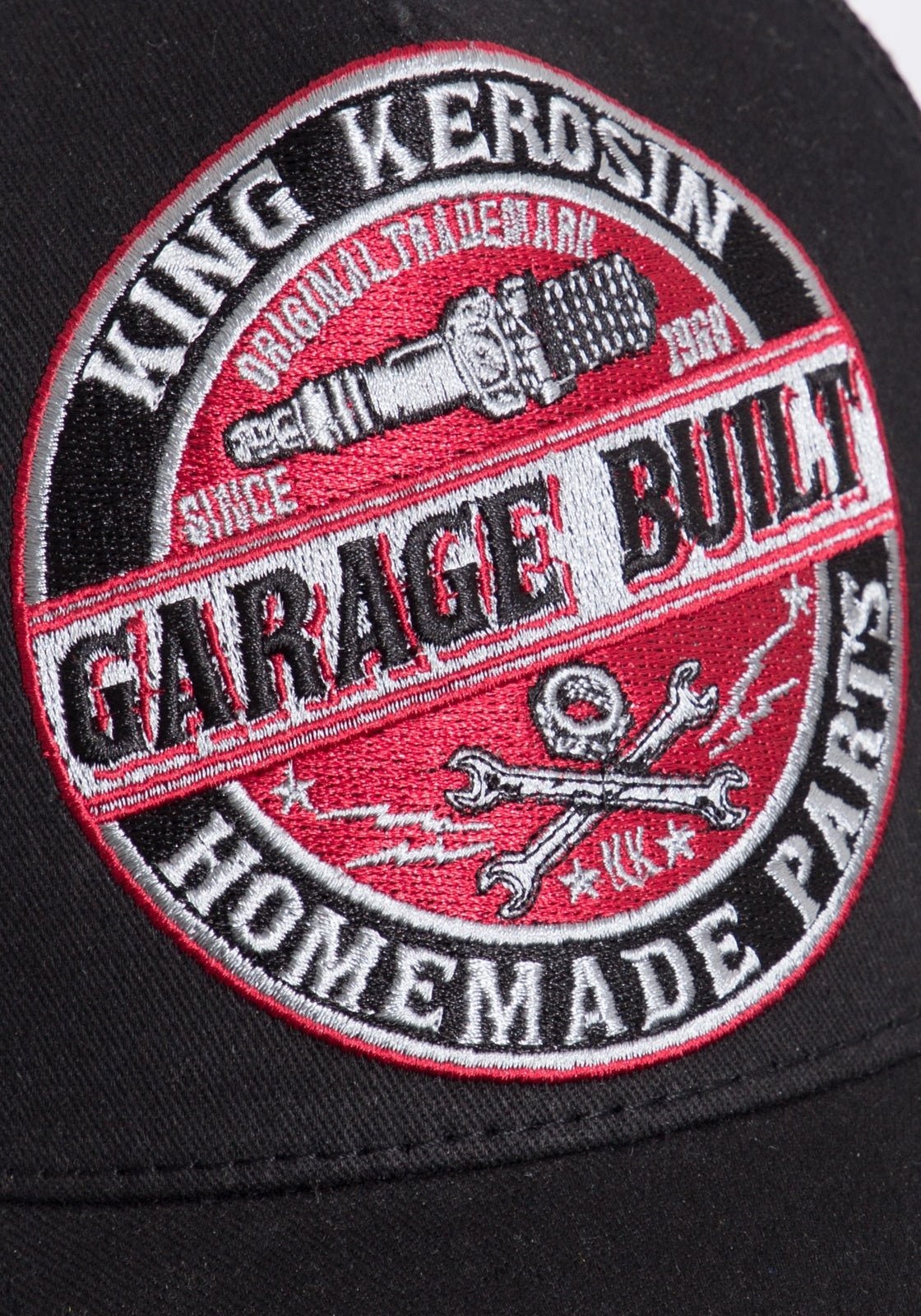 Trucker Cap mit Mesh - Einsatz «Garage Built» Trucker Cap von King Kerosin