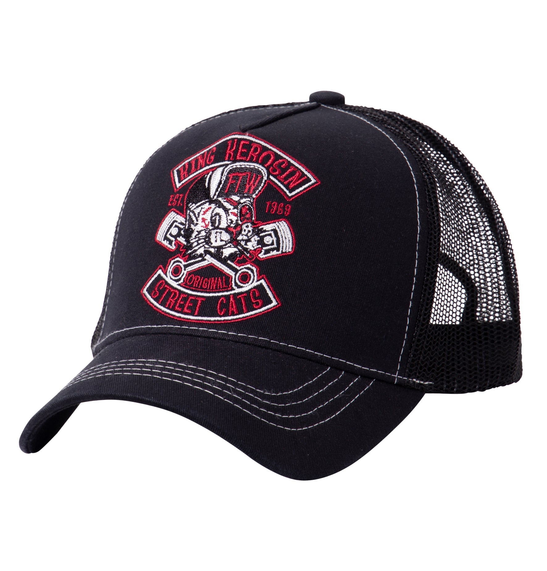 Trucker Cap mit Mesh - Einsatz «Street Cats» Trucker Cap von King Kerosin