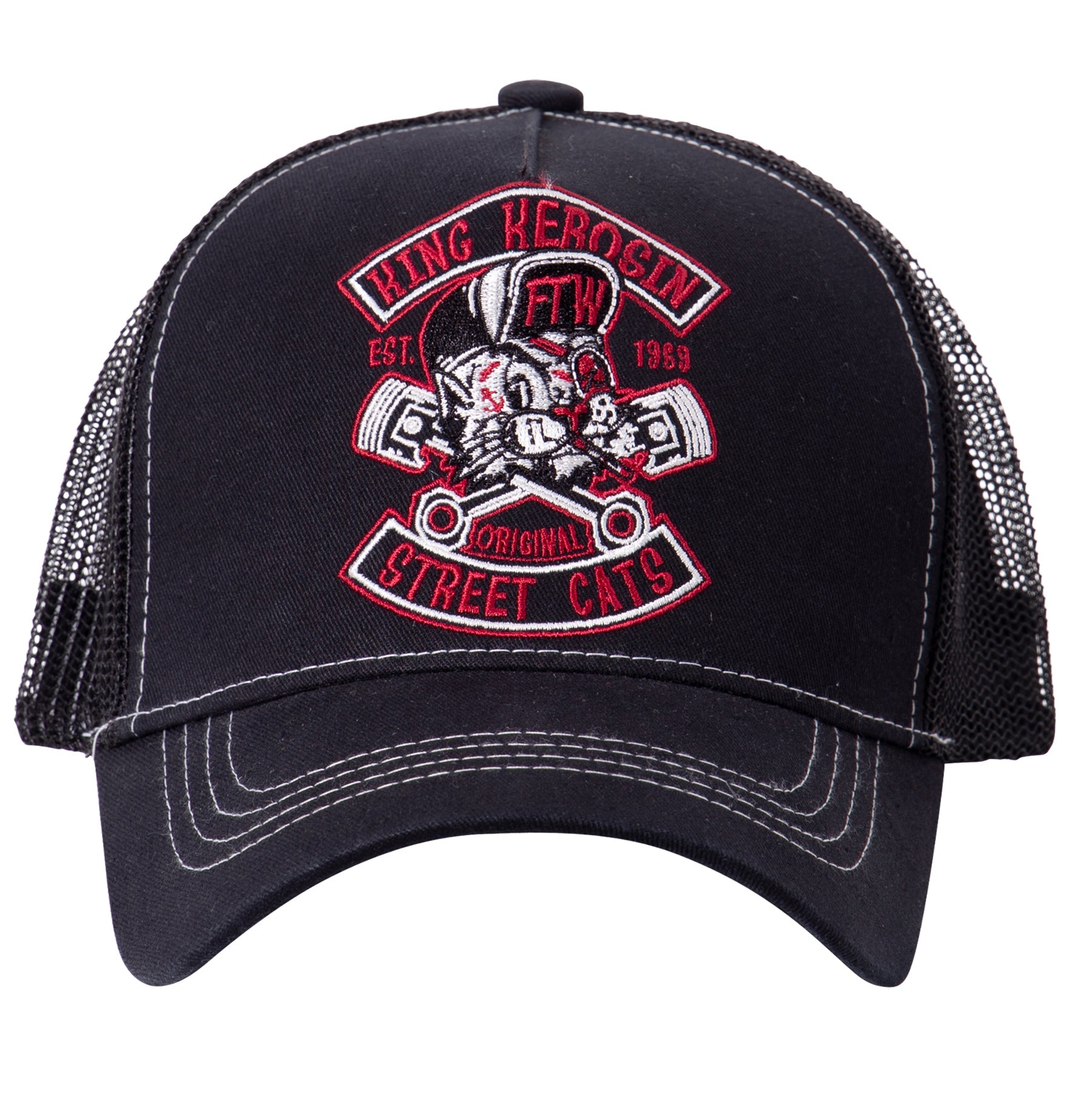 Trucker Cap mit Mesh - Einsatz «Street Cats» Trucker Cap von King Kerosin