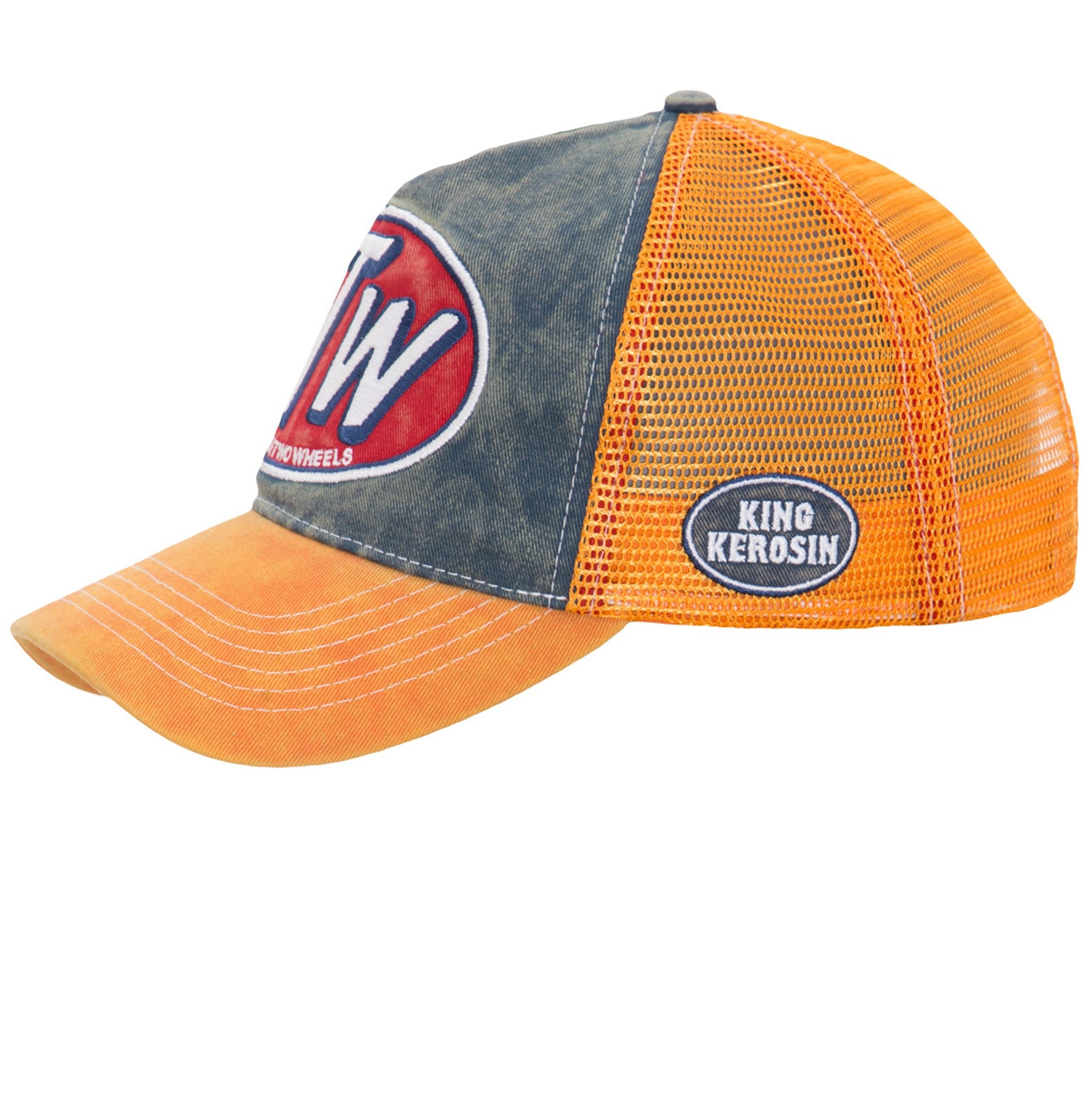 Trucker Cap mit Patch vorne «Forever Two Wheels» Trucker Cap von King Kerosin