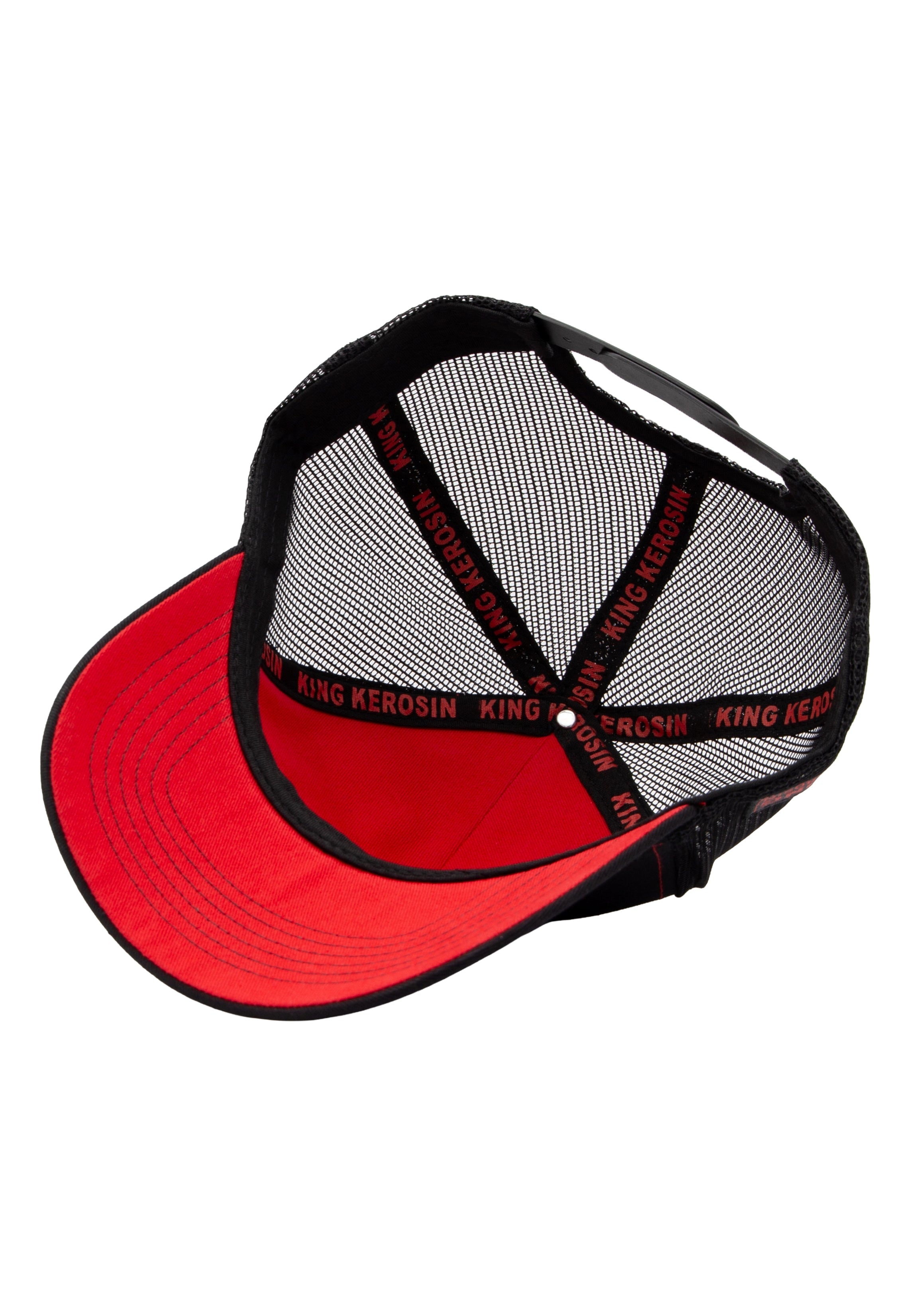 Trucker Cap mit Statement - Patch 'Never Fuck A Fucker' in Schwarz Trucker Cap von King Kerosin