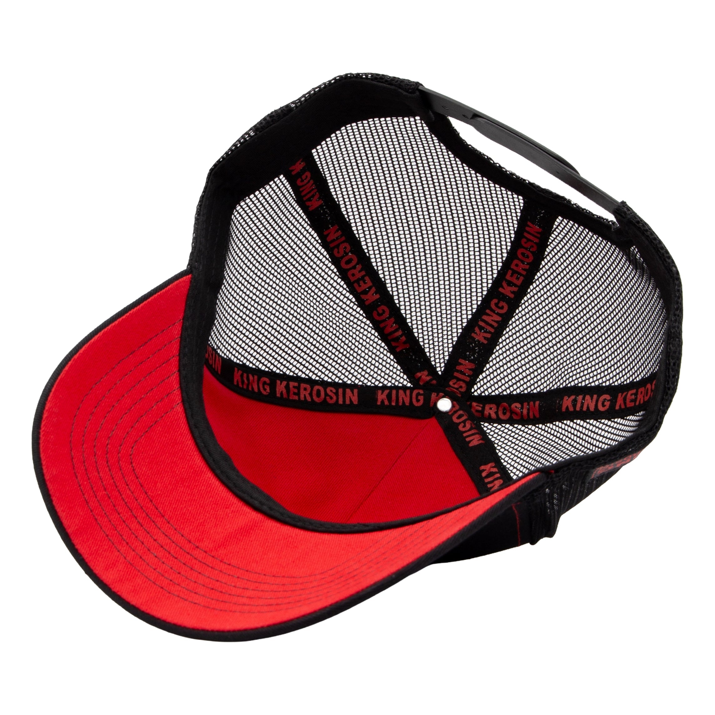 Trucker Cap mit Statement - Patch 'Never Fuck A Fucker' in Schwarz Trucker Cap von King Kerosin