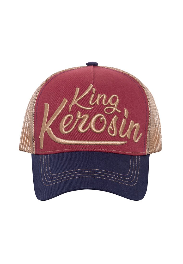 Trucker Cap mit Stickerei und Print auf der Schirmunterseite Trucker Cap von King Kerosin