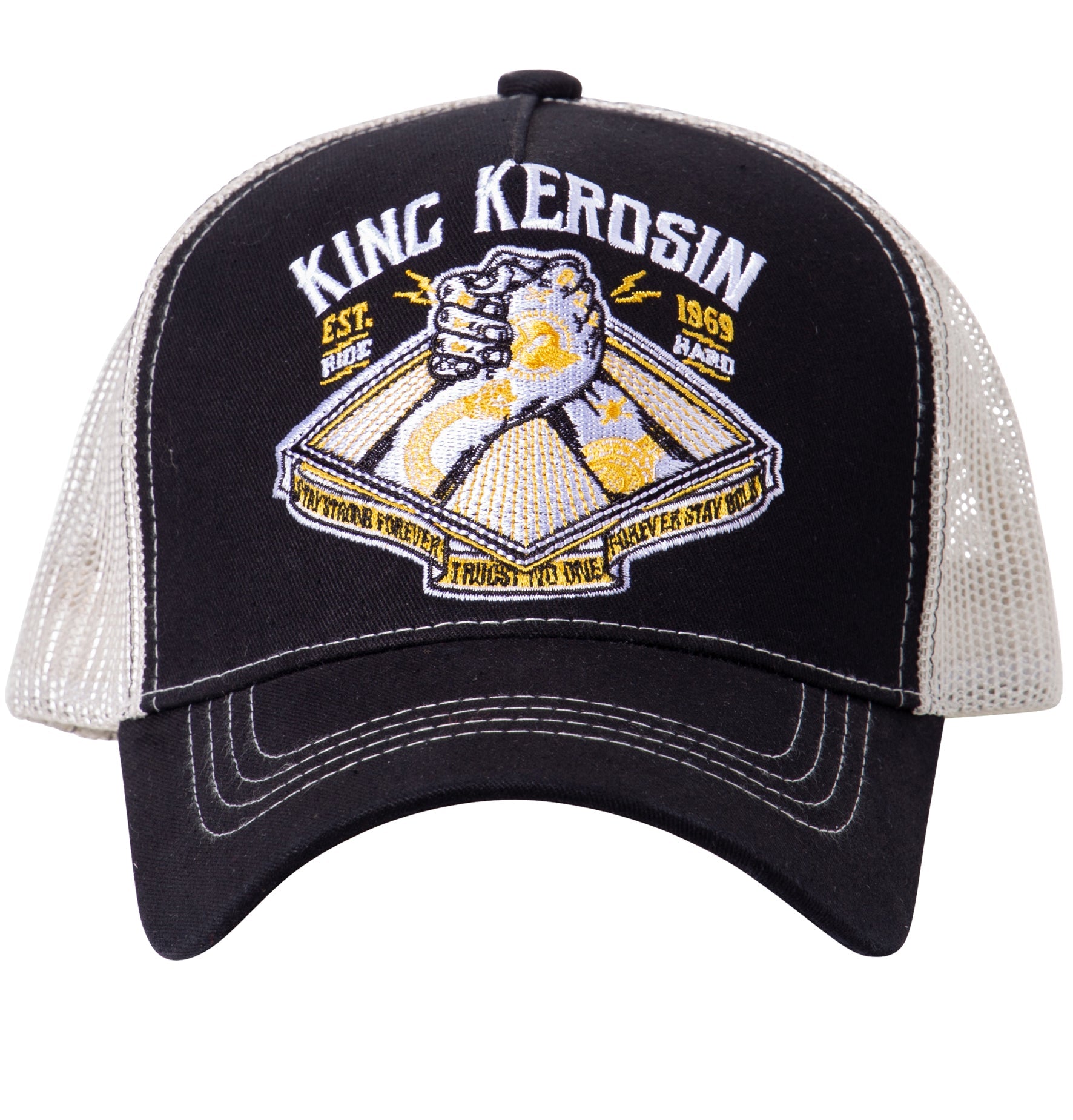 Trucker Cap mit Stickerei vorn «Stay Strong Forever» Trucker Cap von King Kerosin
