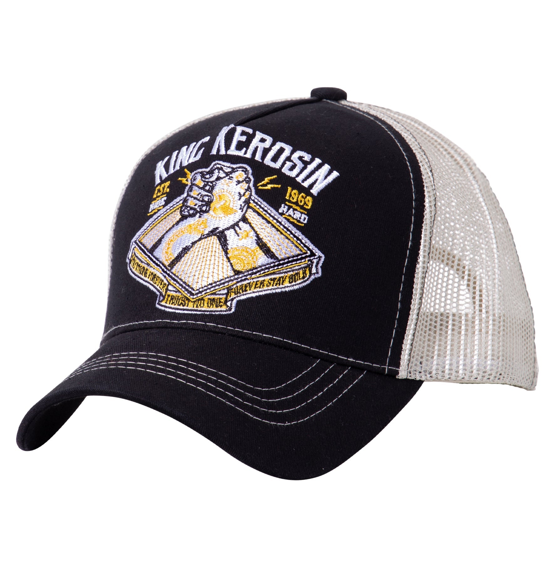 Trucker Cap mit Stickerei vorn «Stay Strong Forever» Trucker Cap von King Kerosin