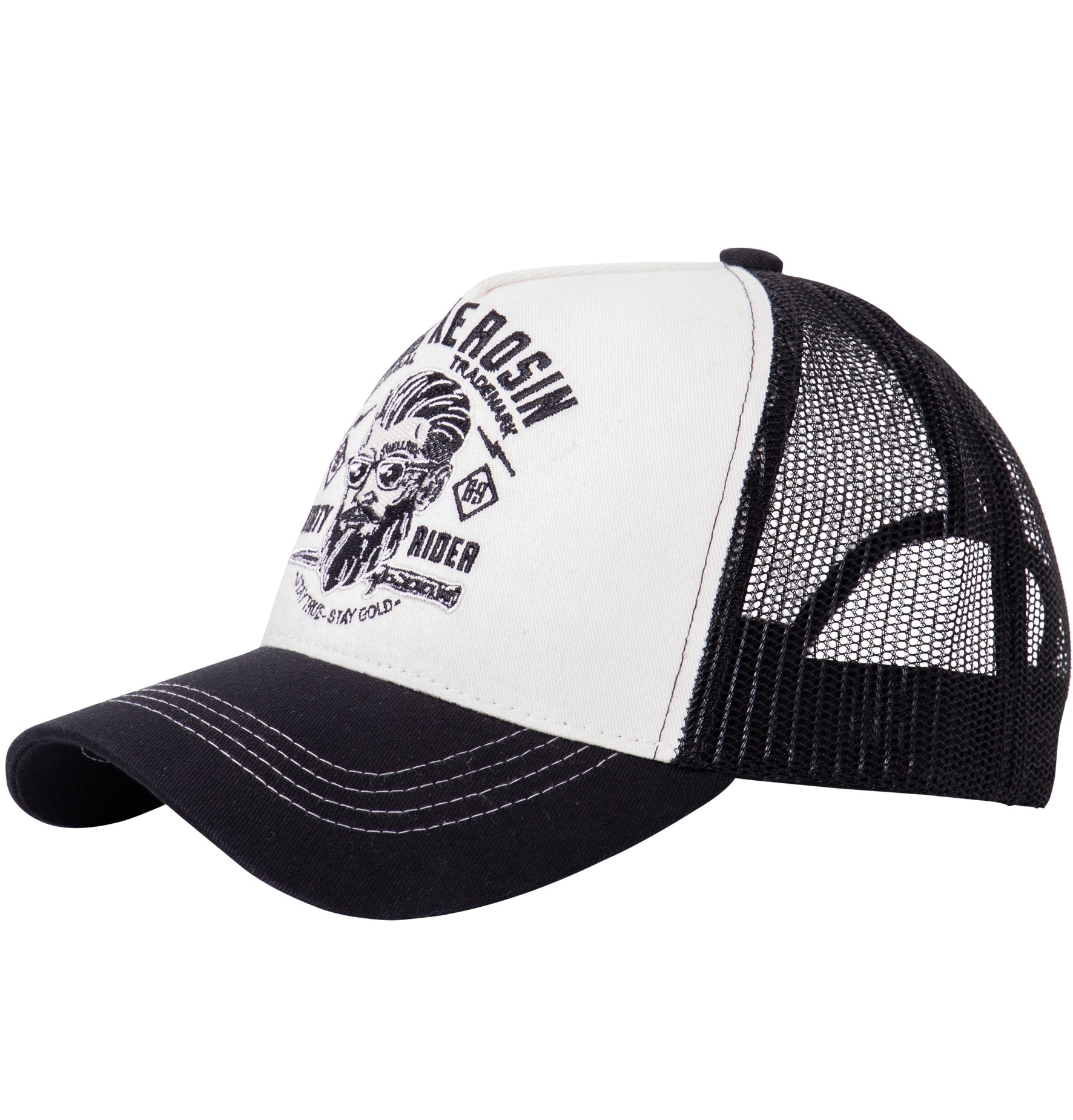 Trucker Cap mit Stickmotiv «Dirty Rider» Trucker Cap von King Kerosin