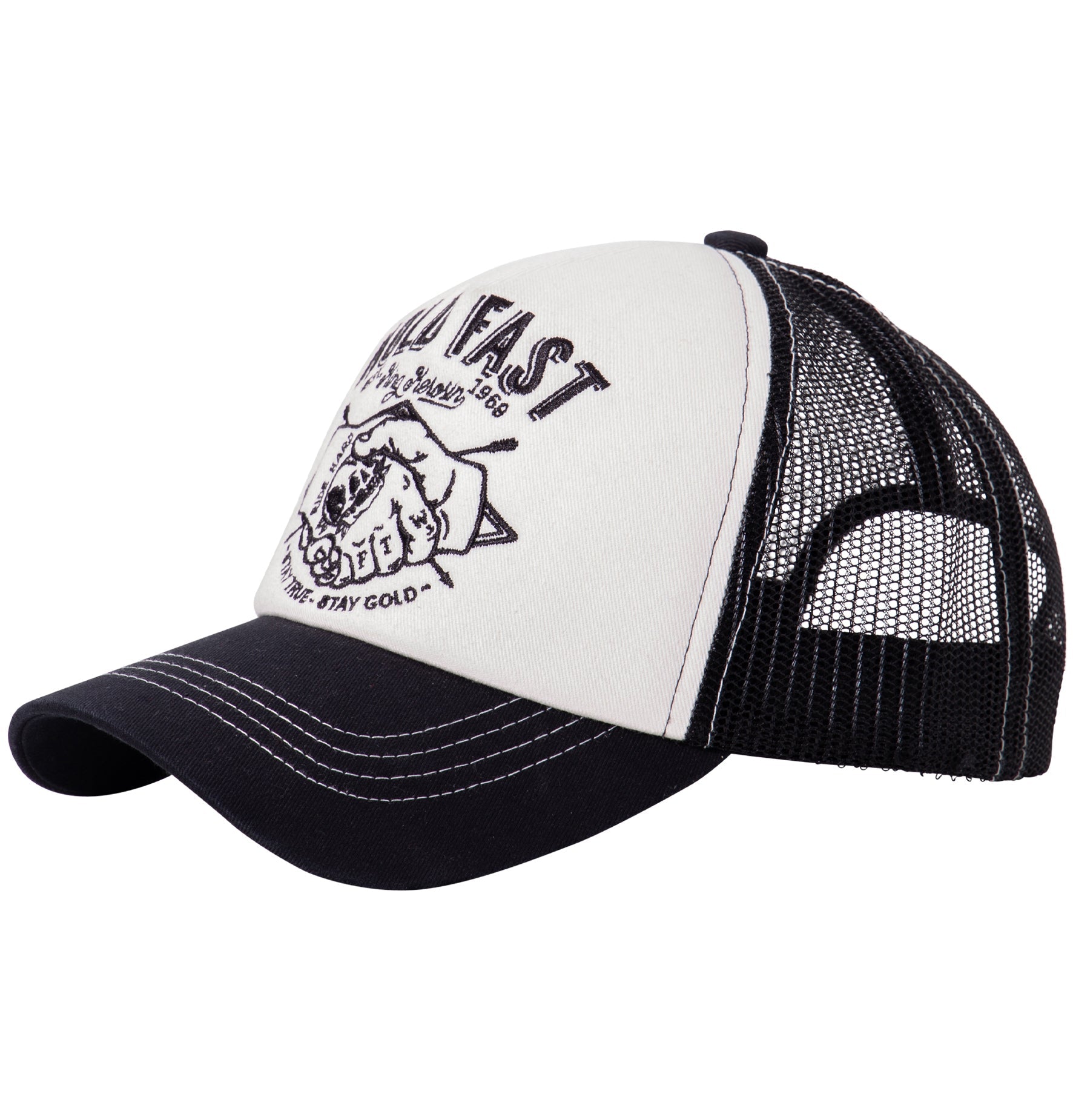 Trucker Cap mit wattierter Front «Hold Fast» Trucker Cap von King Kerosin
