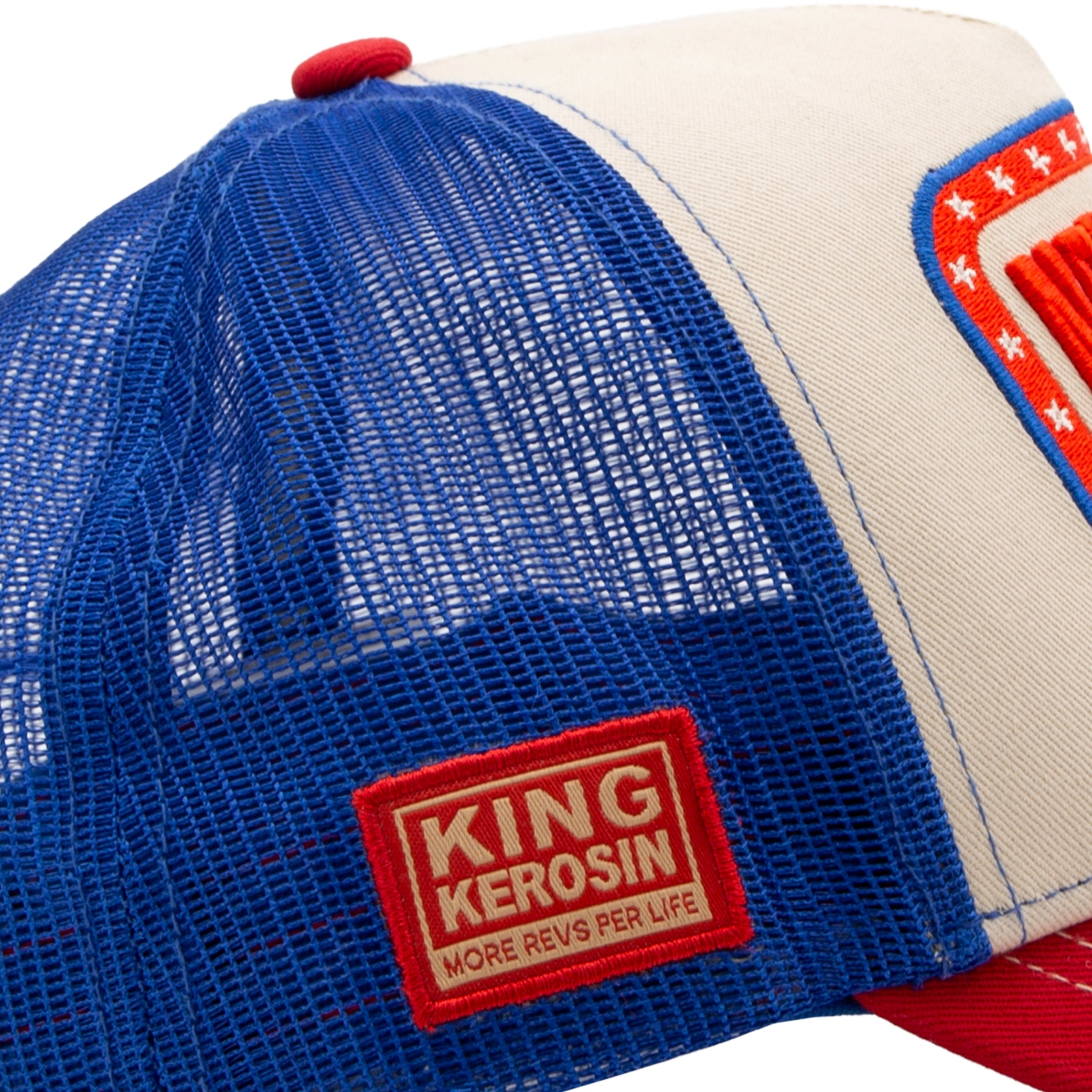 Trucker Cap 'Never Grow Up' in Beige Trucker Cap von King Kerosin