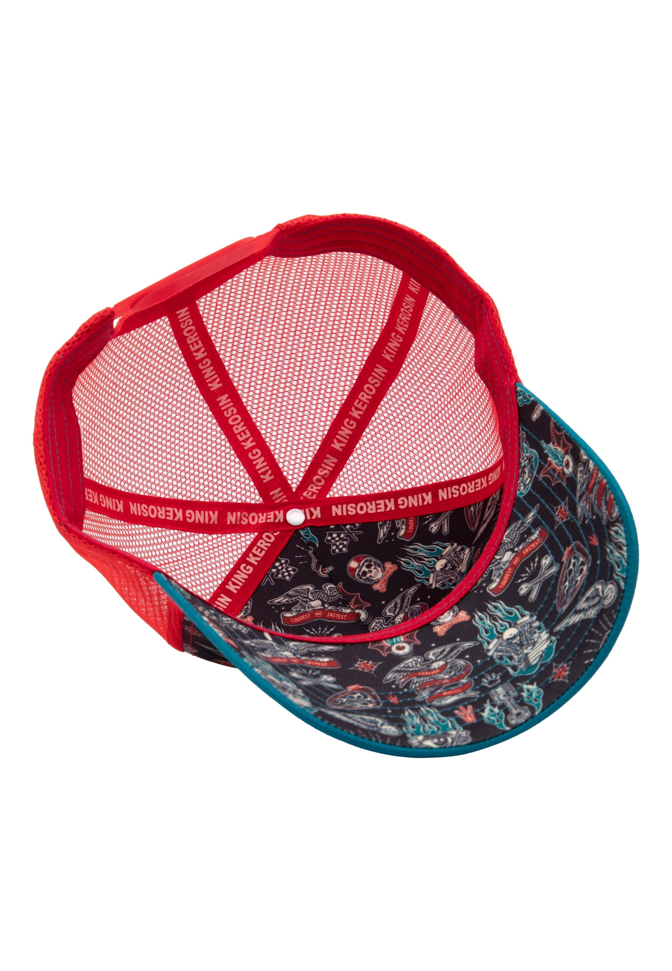 Trucker Cap 'Ride Hard' in Schwarz Trucker Cap von King Kerosin