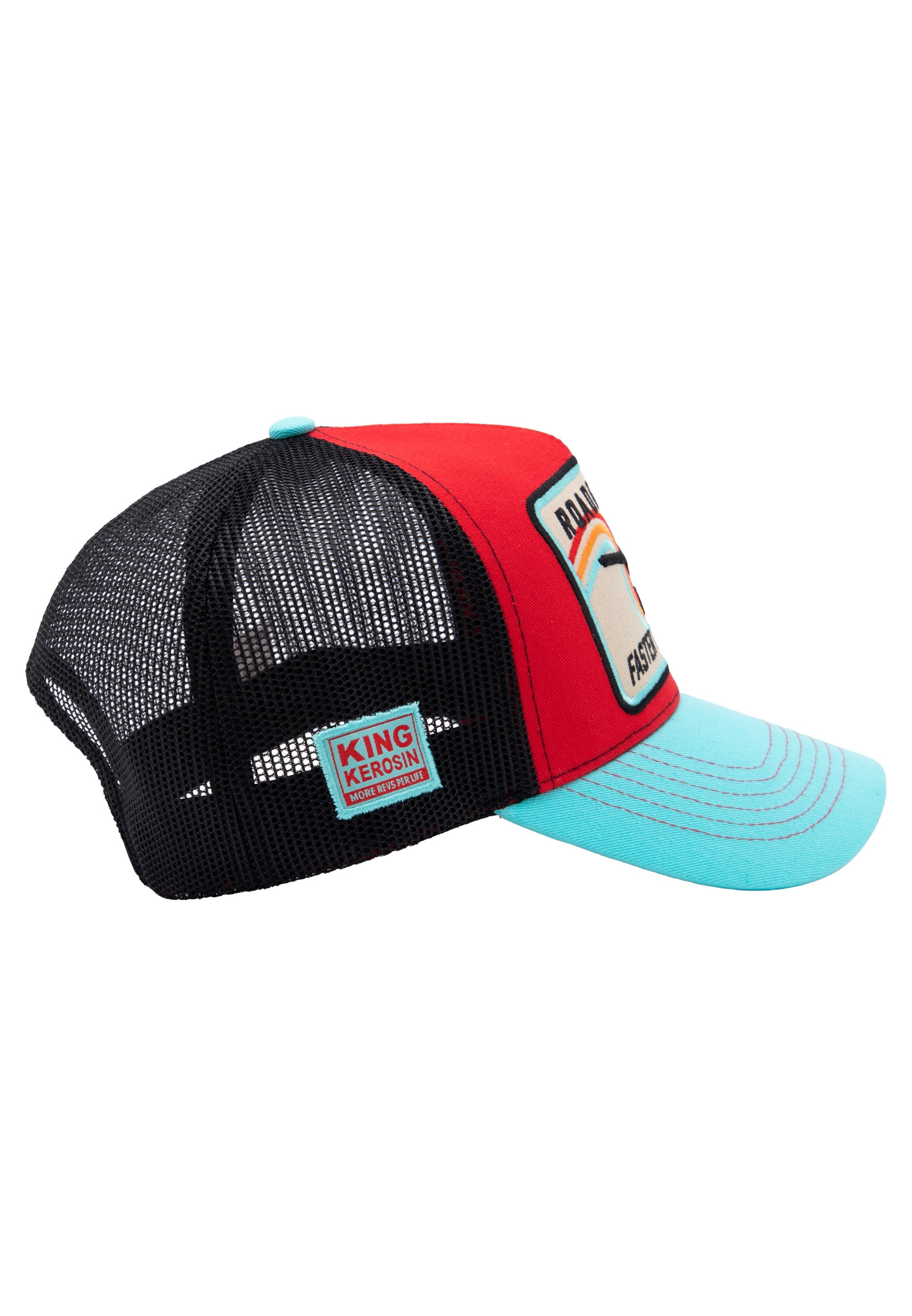 Trucker Cap 'Roadrunner' in Rot Trucker Cap von King Kerosin