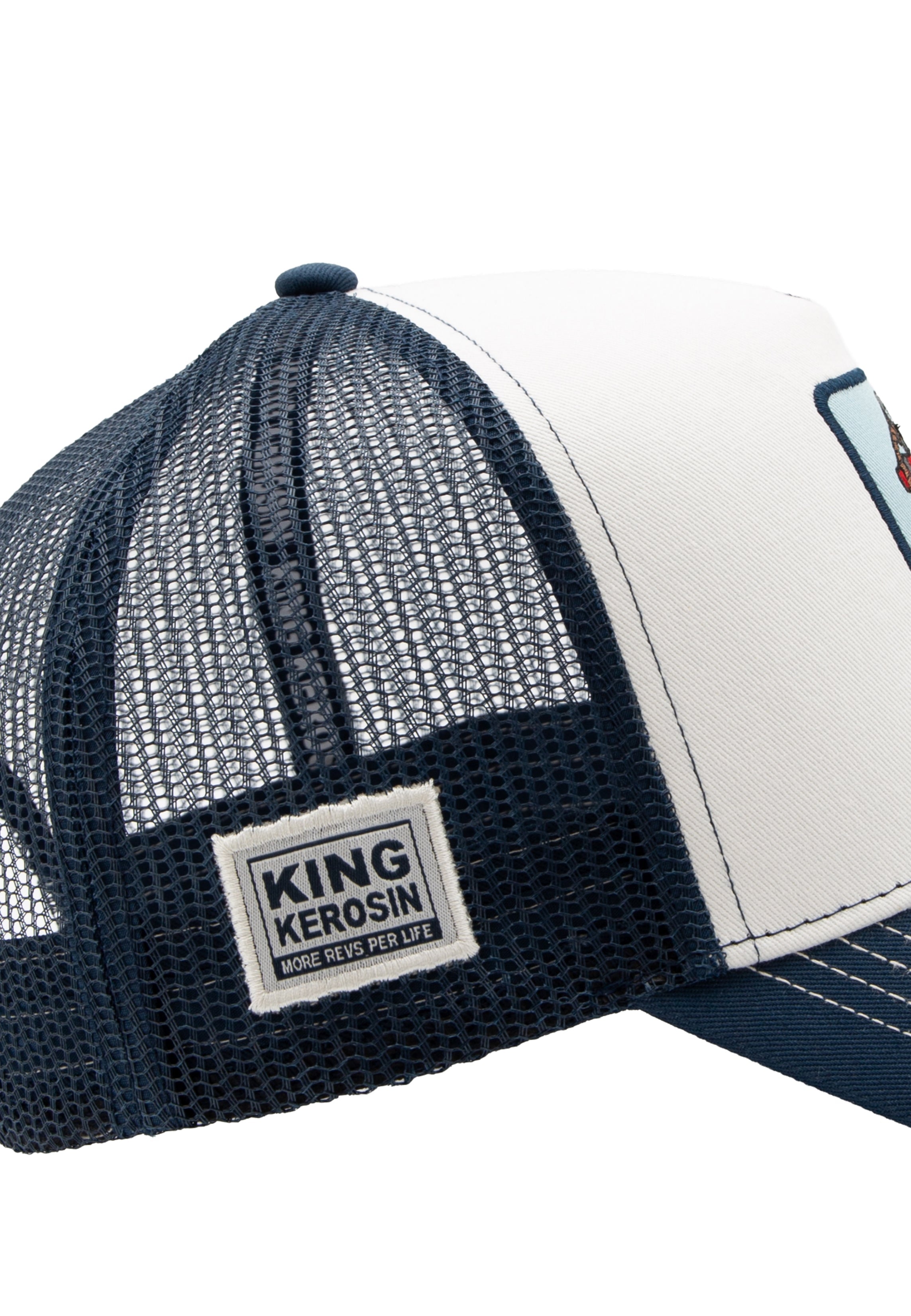 Trucker Cap 'Sink or Swim' in Blau Trucker Cap von King Kerosin