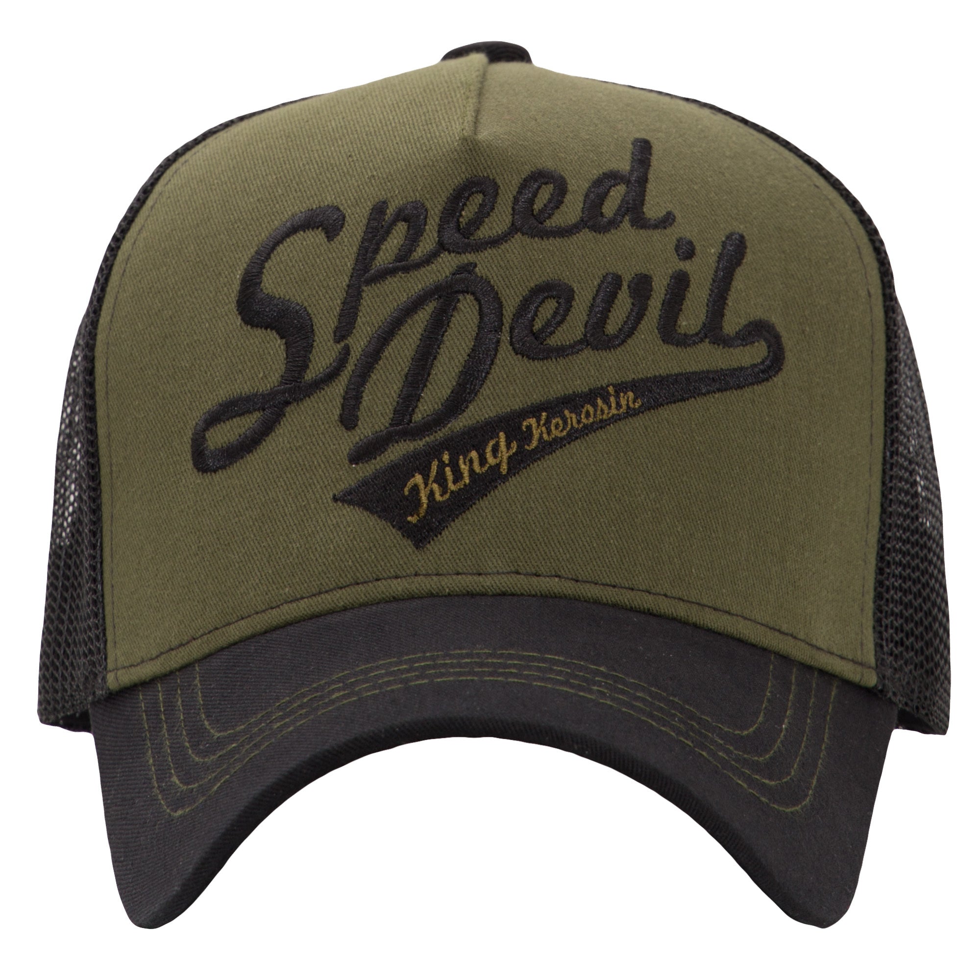 Trucker Cap »Speed Devil«mit Retro Schriftzug «Speed Devil» Trucker Cap von King Kerosin
