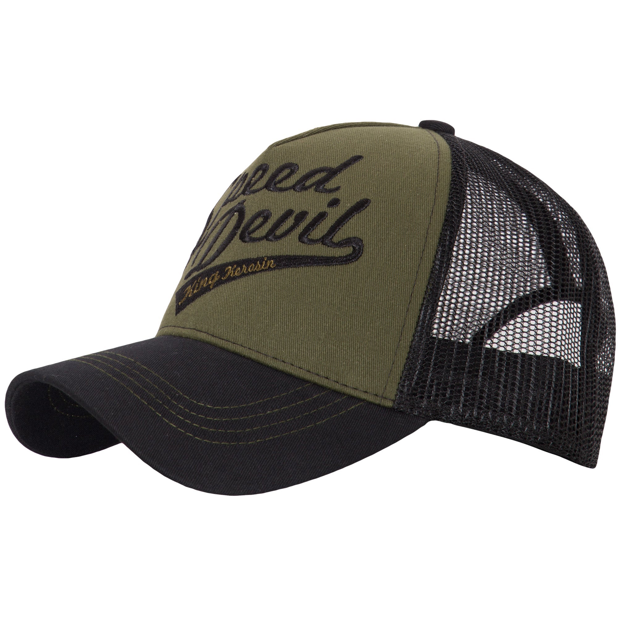 Trucker Cap »Speed Devil«mit Retro Schriftzug «Speed Devil» Trucker Cap von King Kerosin