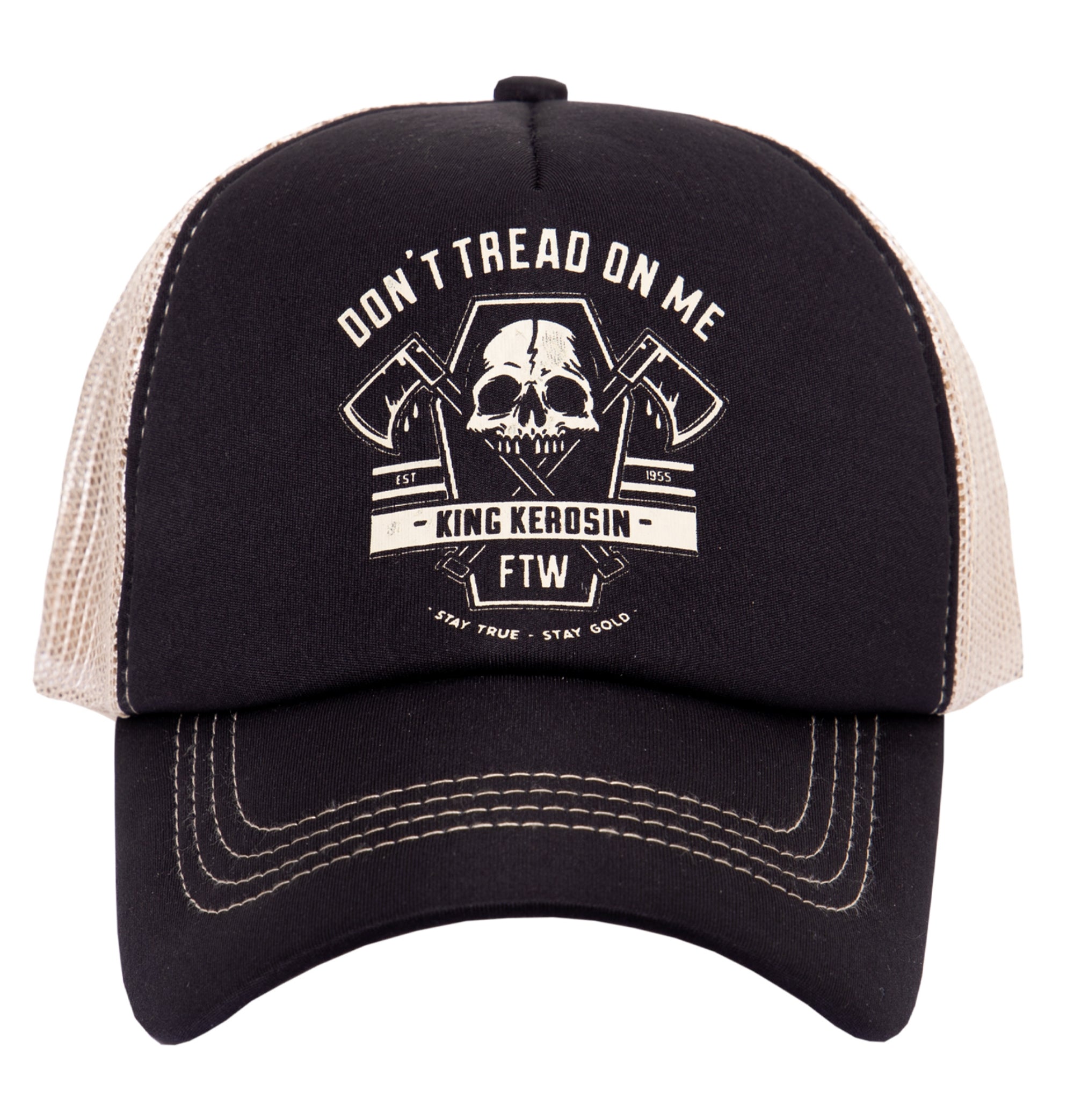 Trucker Cap»Don´t tread on me«mit Printmotiv «Don´t tread on me» Trucker Cap von King Kerosin